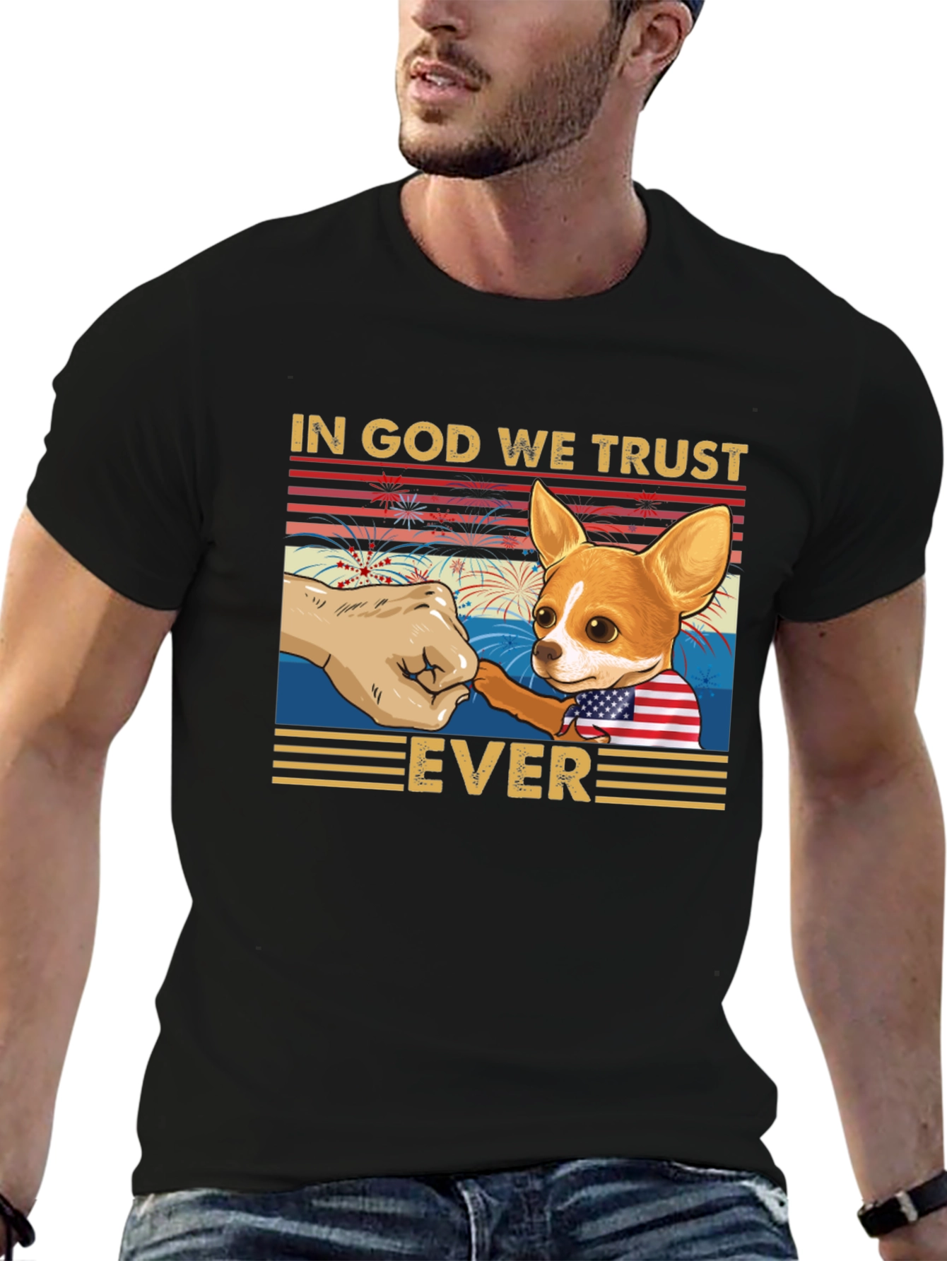 In God We Trust Dog T-Shirt