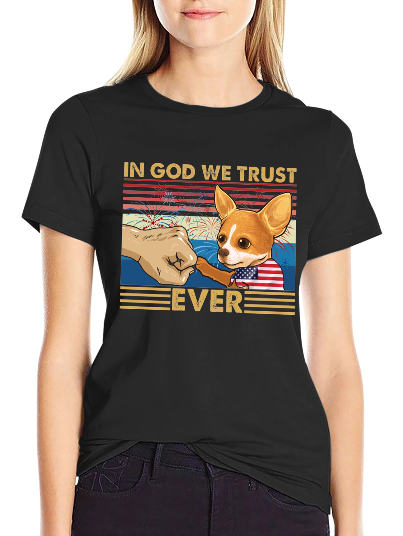 In God We Trust Dog T-Shirt