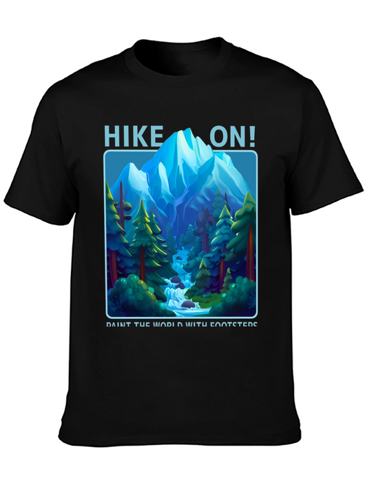 Hike On! Mountain Graphic T-Shirt