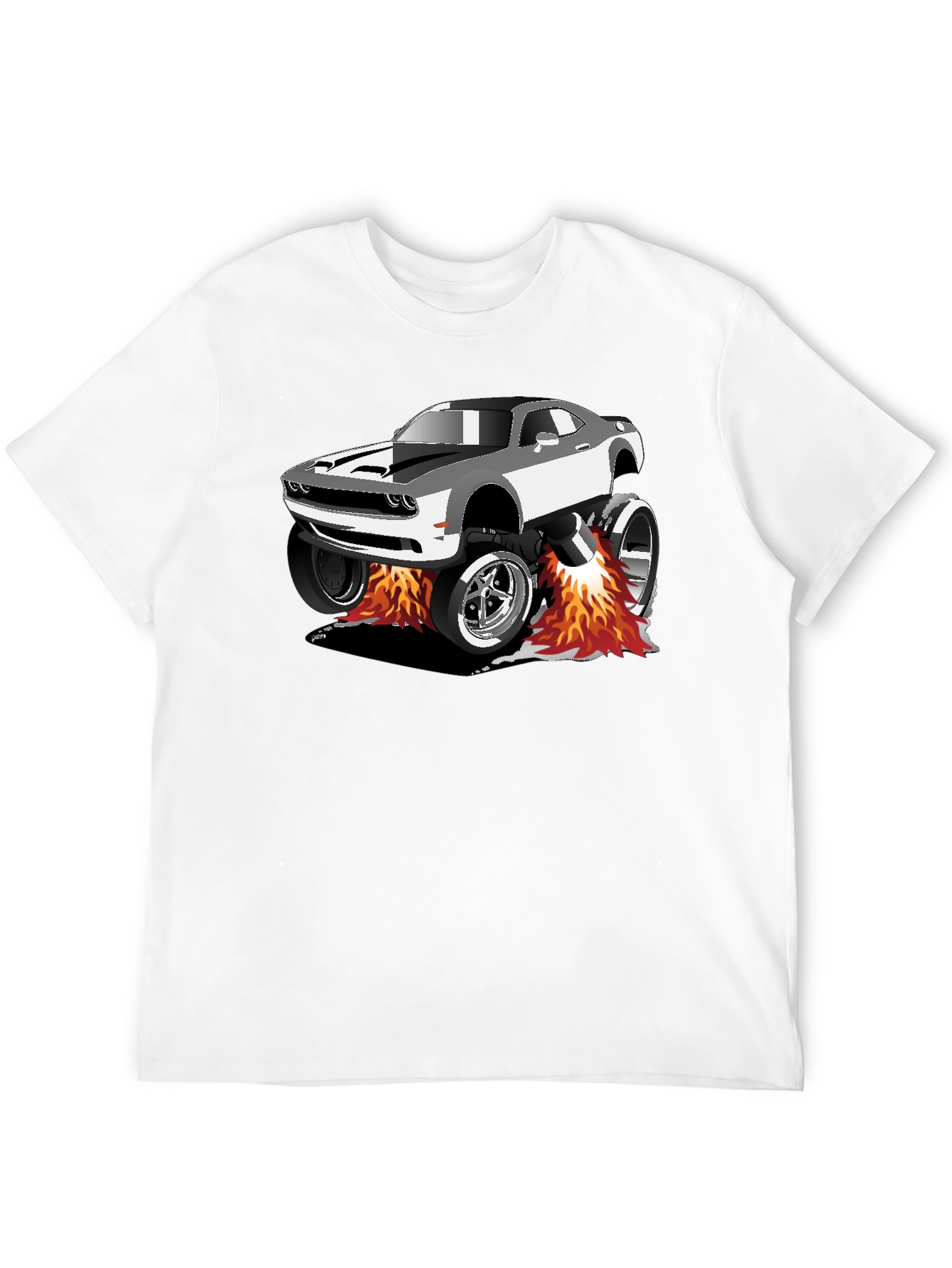 Monster Truck Car T-Shirt - Black