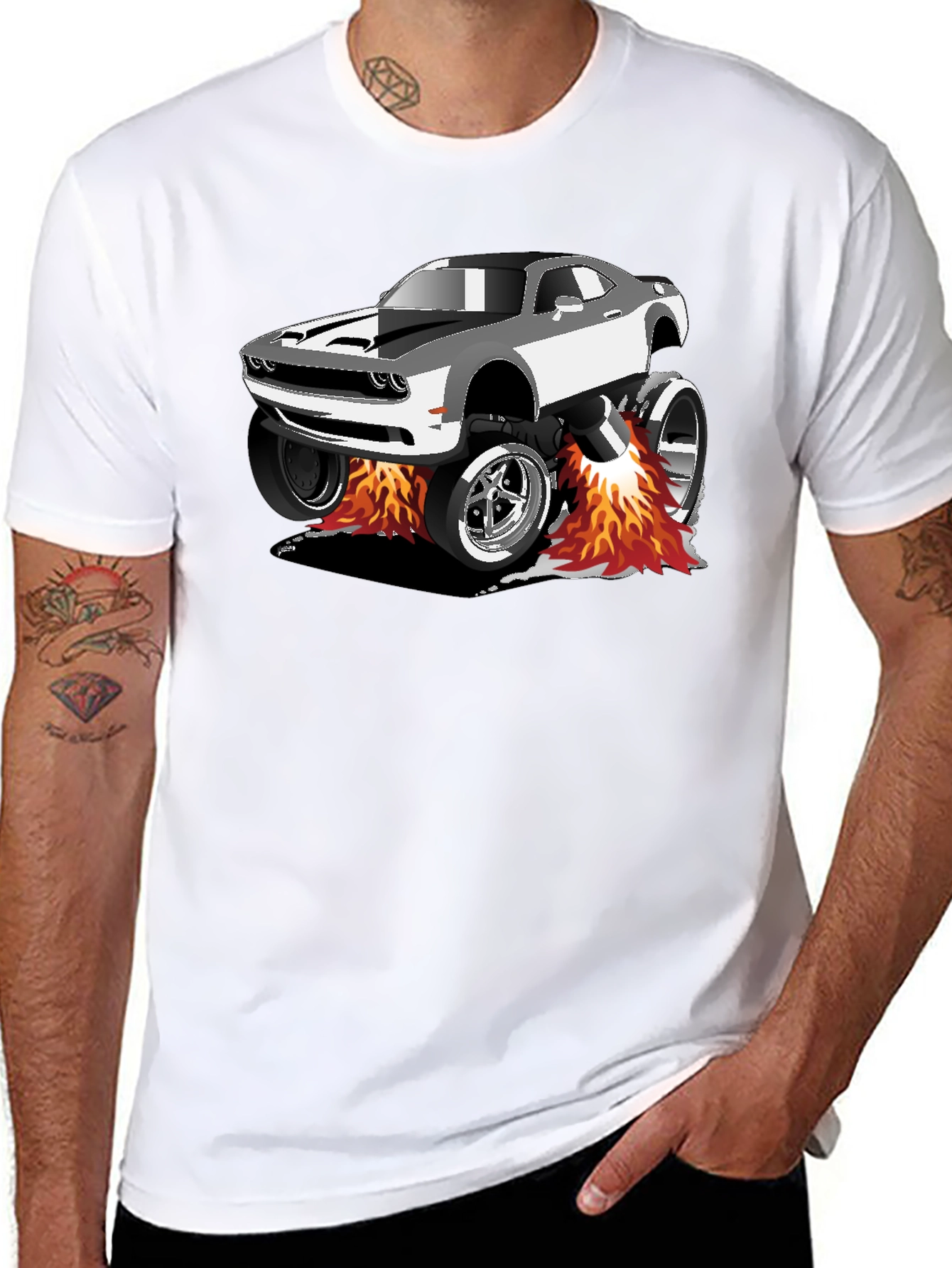 Monster Truck Car T-Shirt - Black