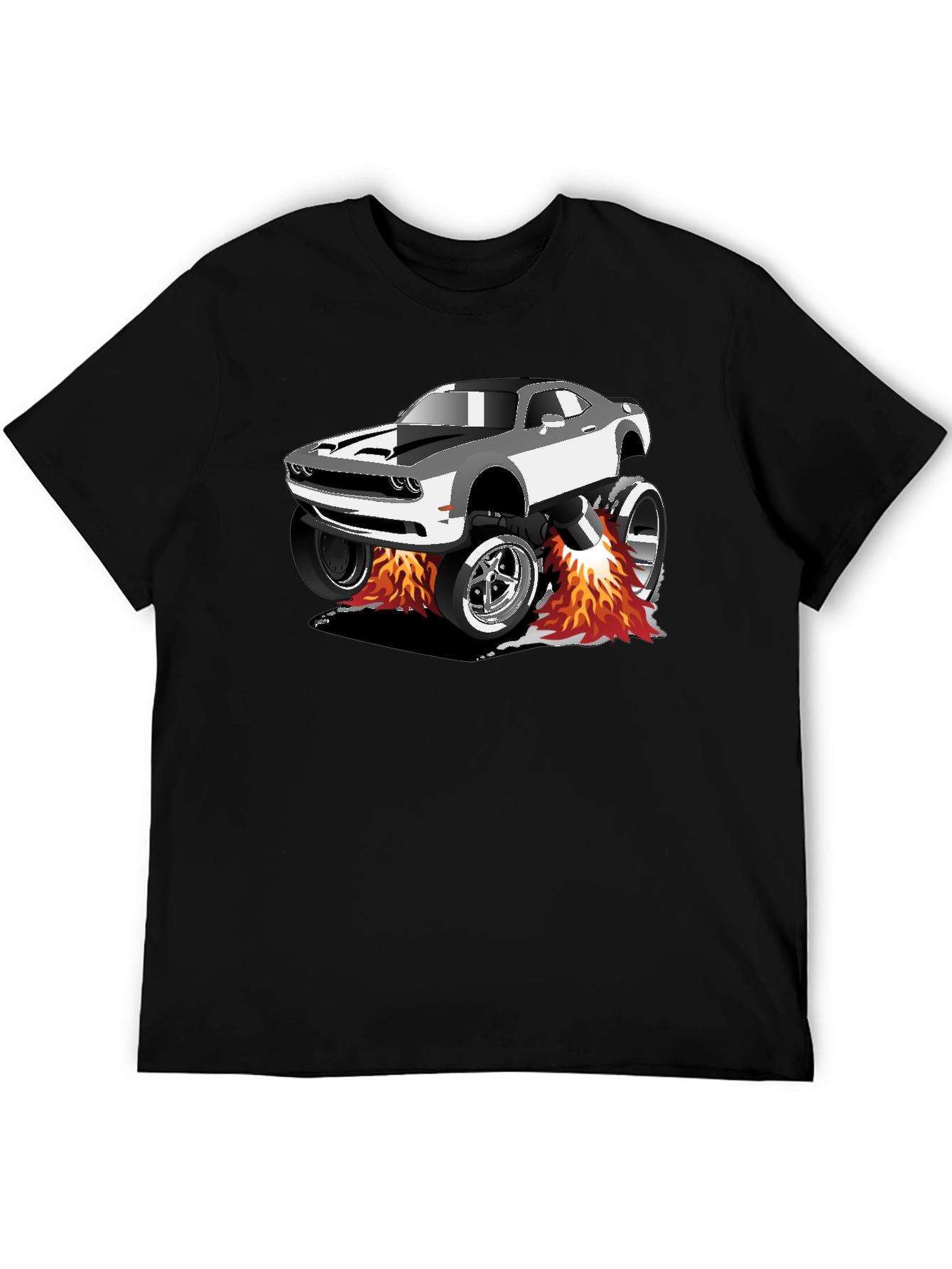 Monster Truck Car T-Shirt - Black