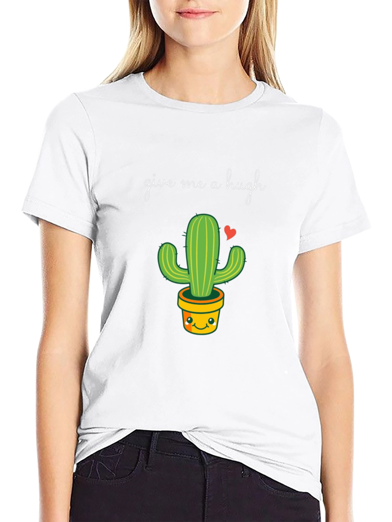 Give Me a Hugh Cactus T-Shirt