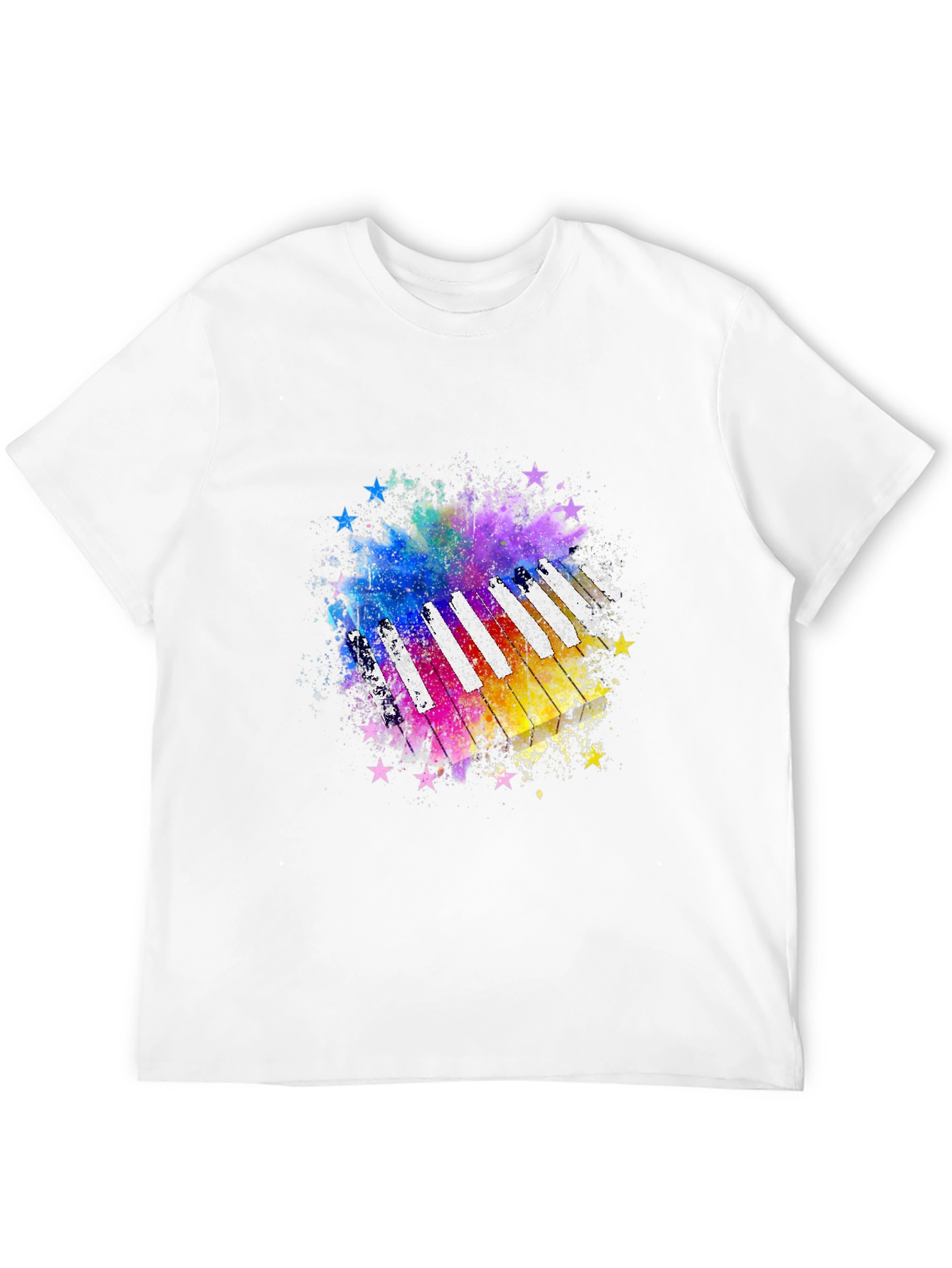 Colorful Piano Star T-Shirt