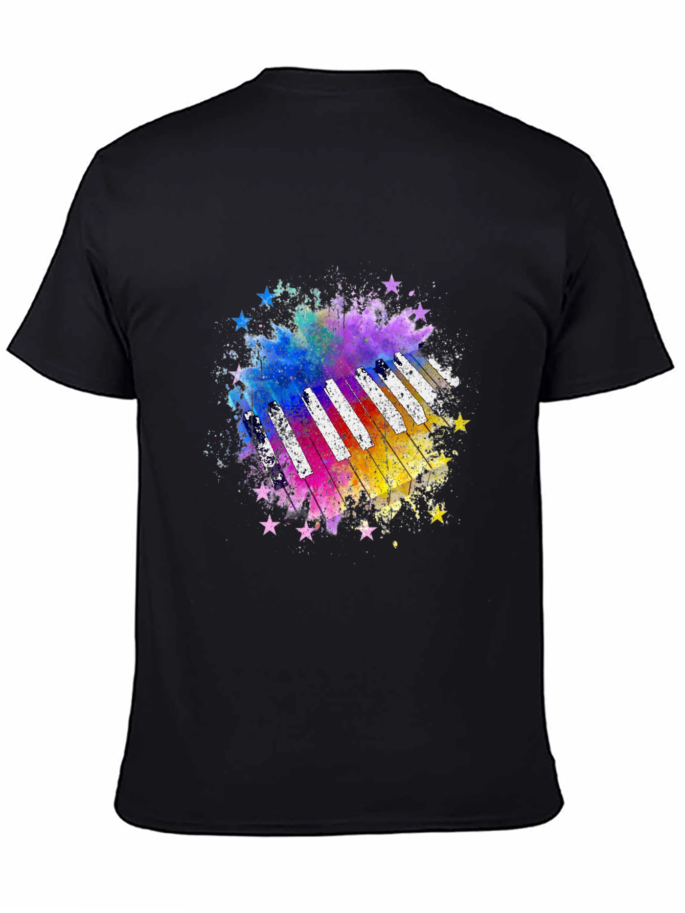 Colorful Piano Star T-Shirt