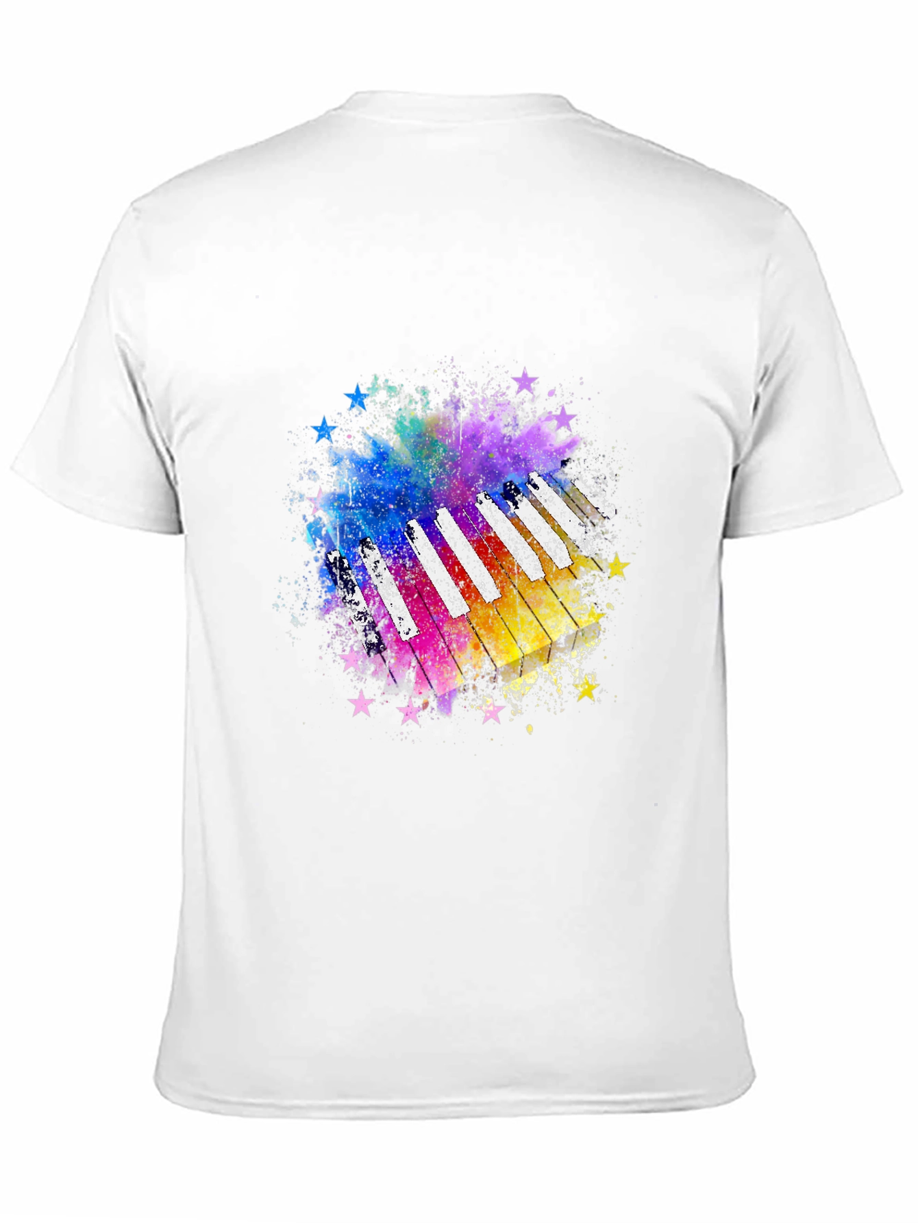 Colorful Piano Star T-Shirt