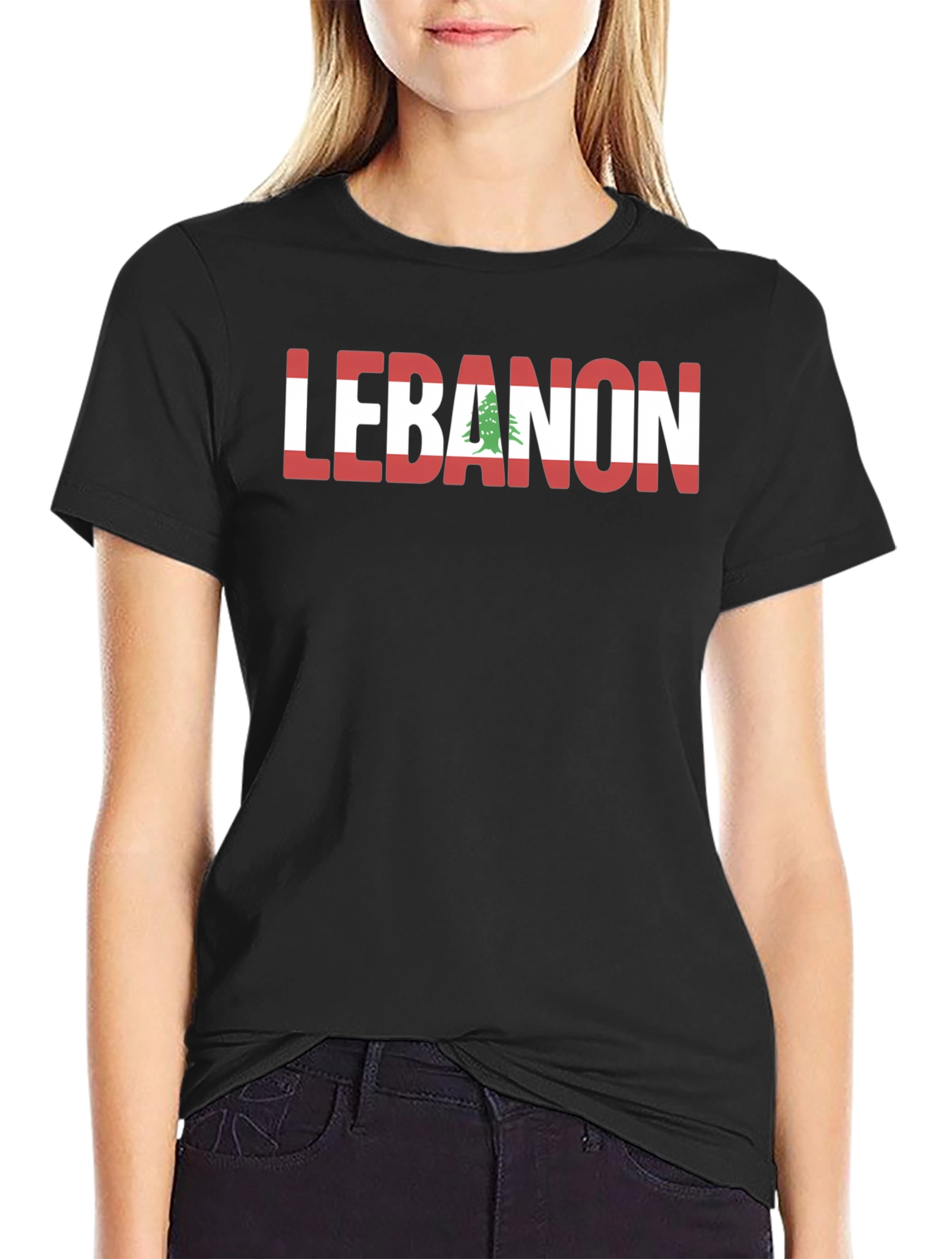 Lebanon Flag T-Shirt Patriotic Pride Tee