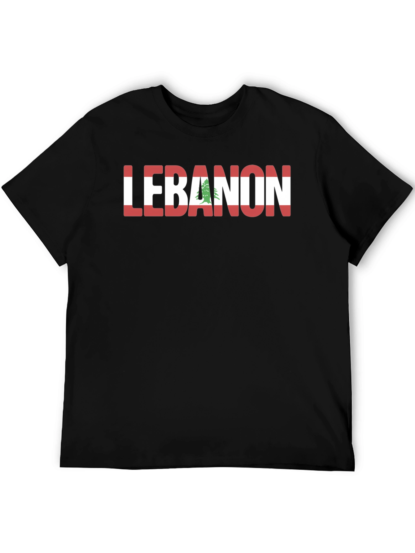 Lebanon Flag T-Shirt Patriotic Pride Tee