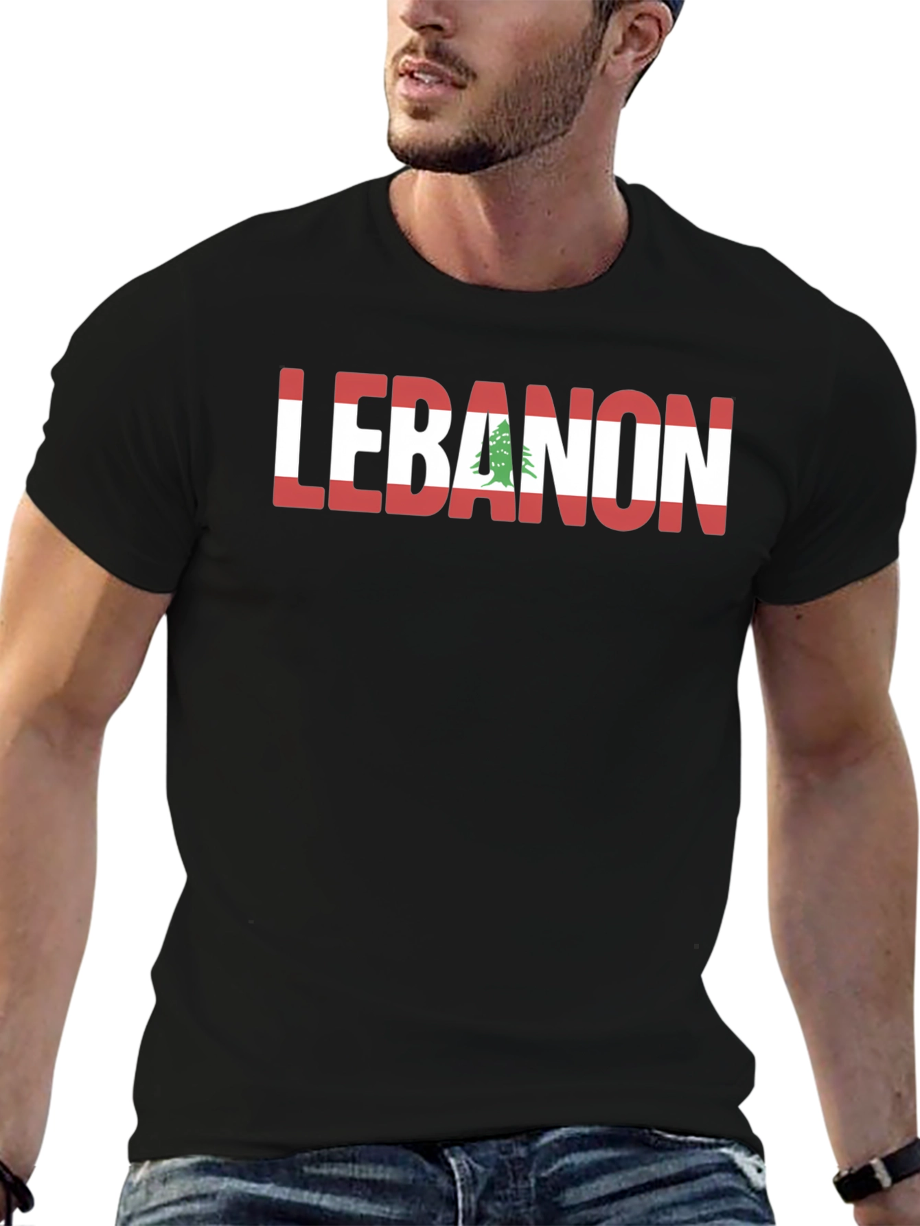 Lebanon Flag T-Shirt Patriotic Pride Tee
