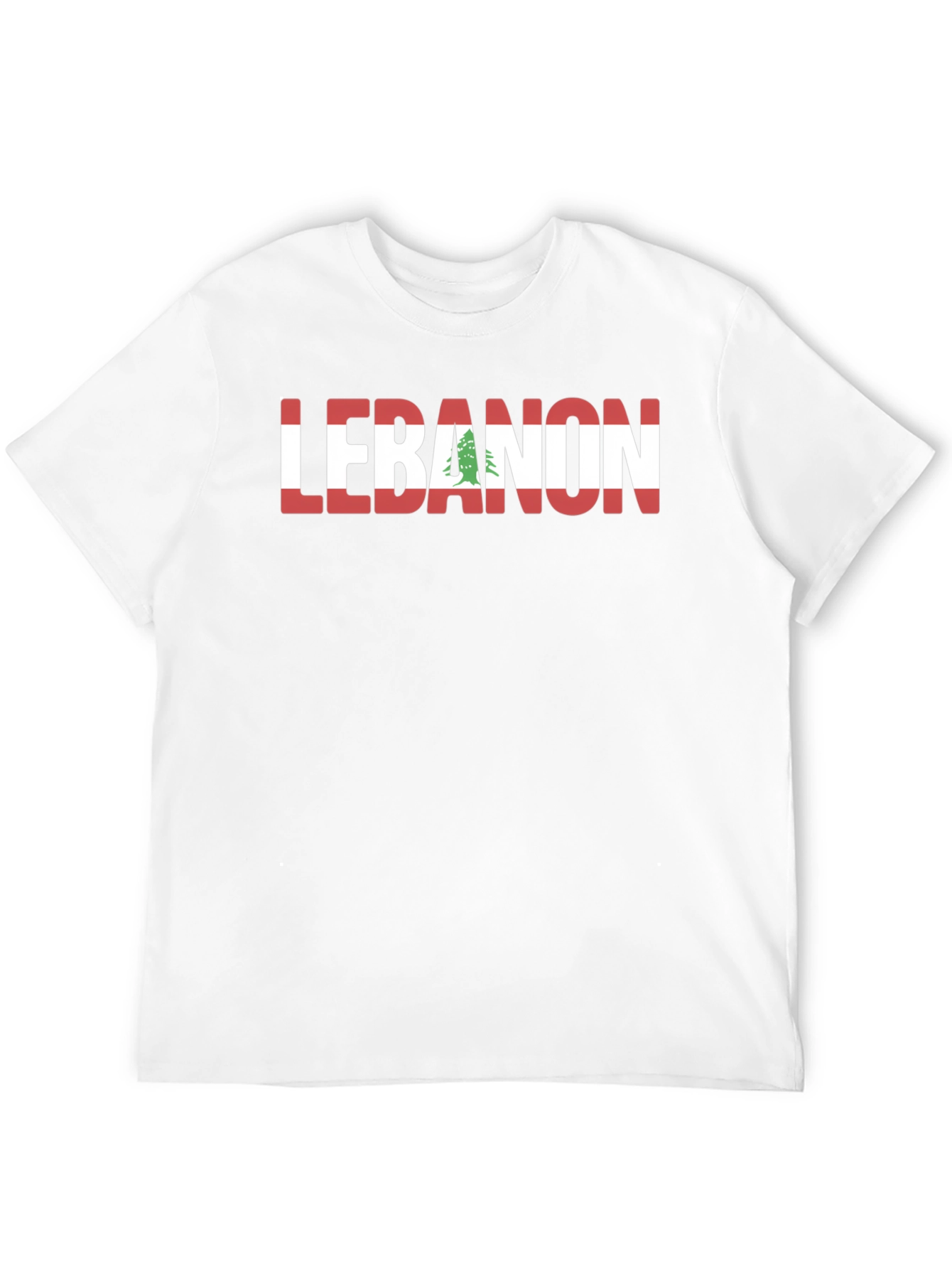 Lebanon Flag T-Shirt Patriotic Pride Tee