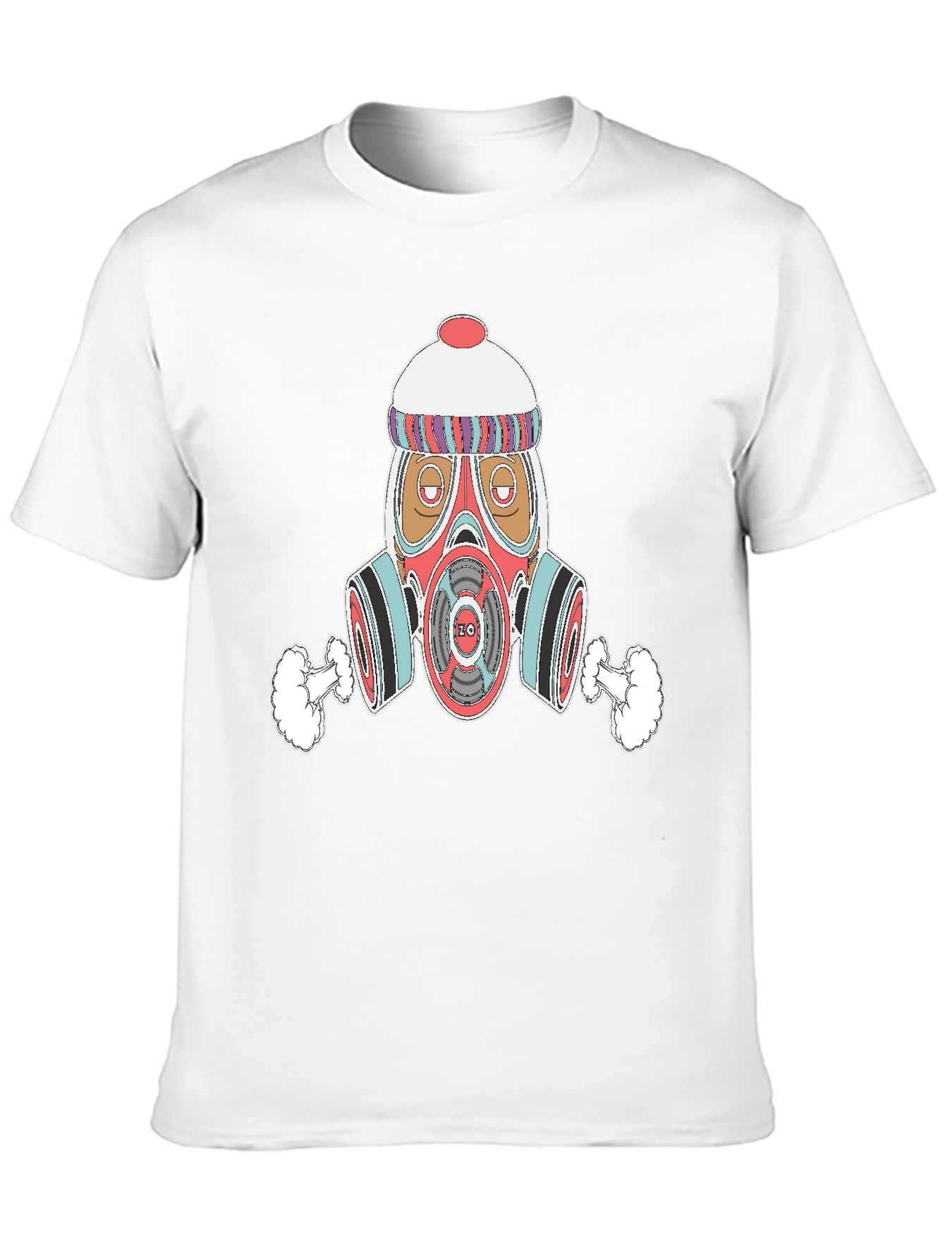 Gas Mask Graphic Tee - Urban Style