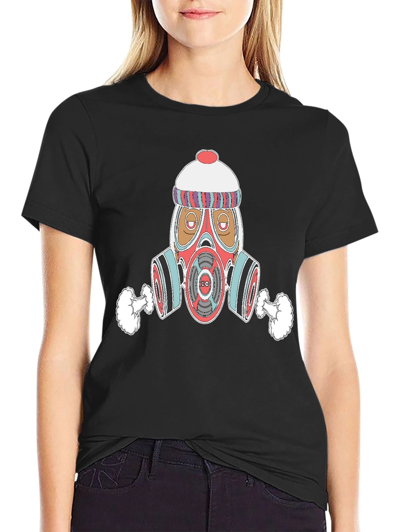 Gas Mask Graphic Tee - Urban Style