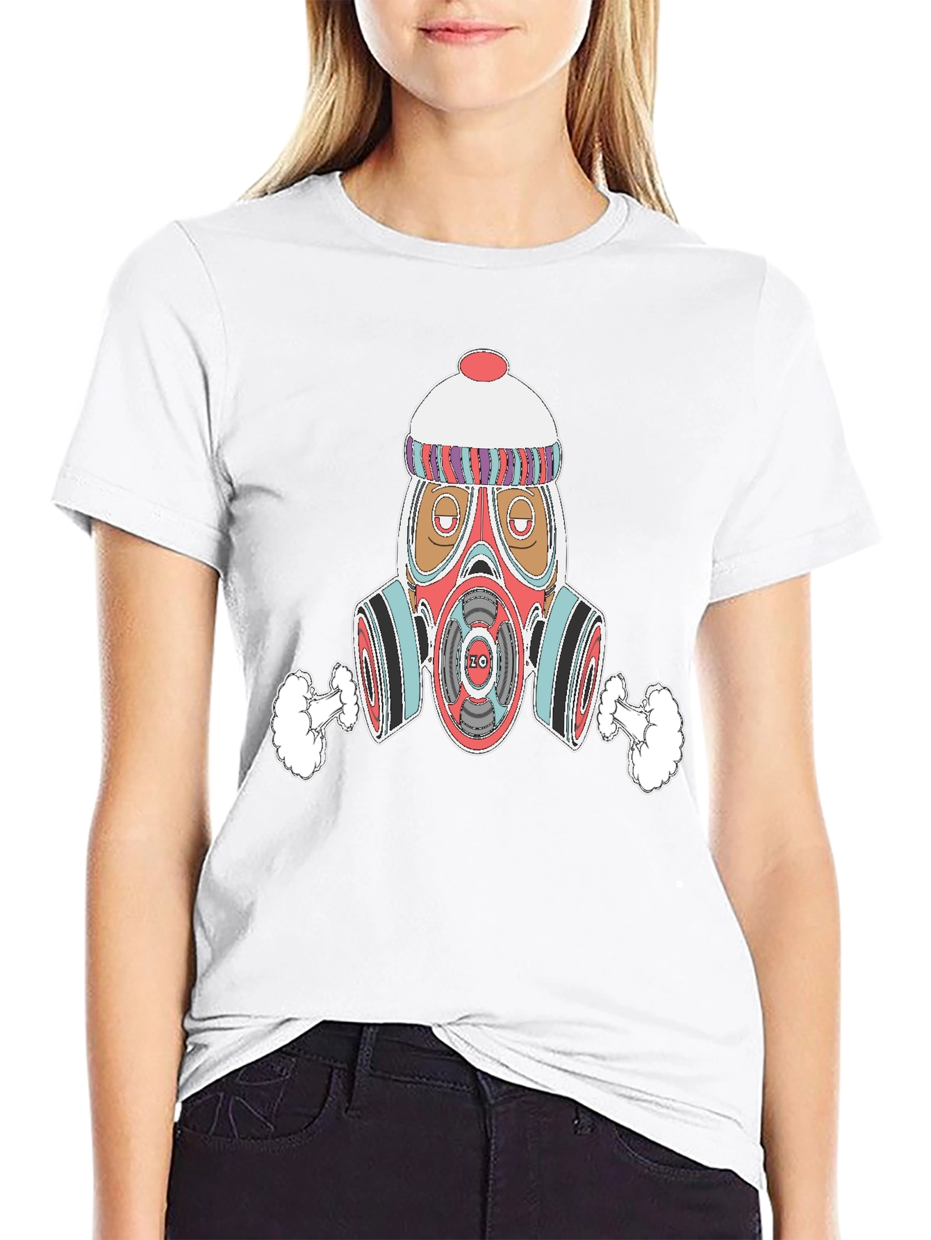 Gas Mask Graphic Tee - Urban Style