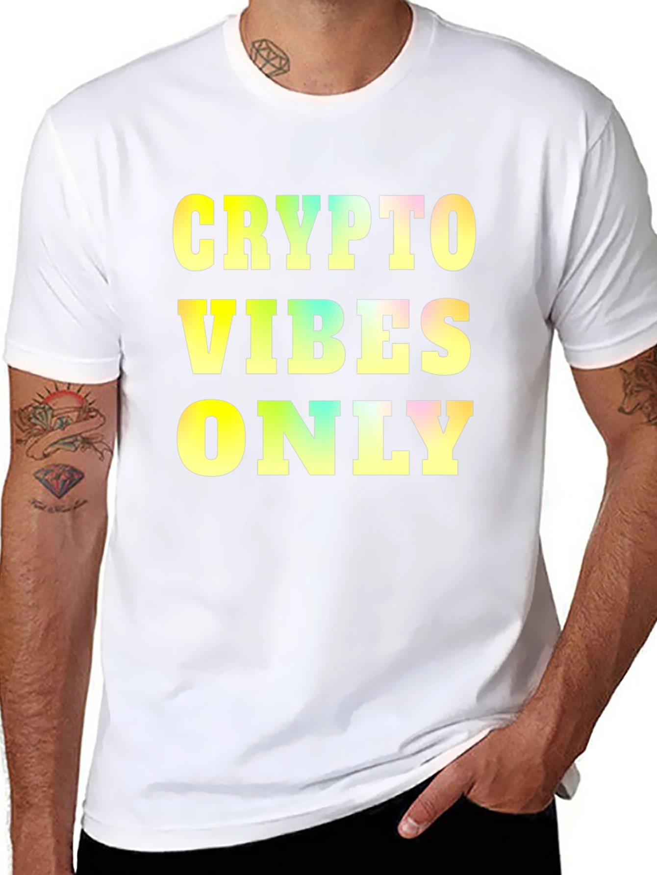 Crypto Vibes Only Black T-Shirt