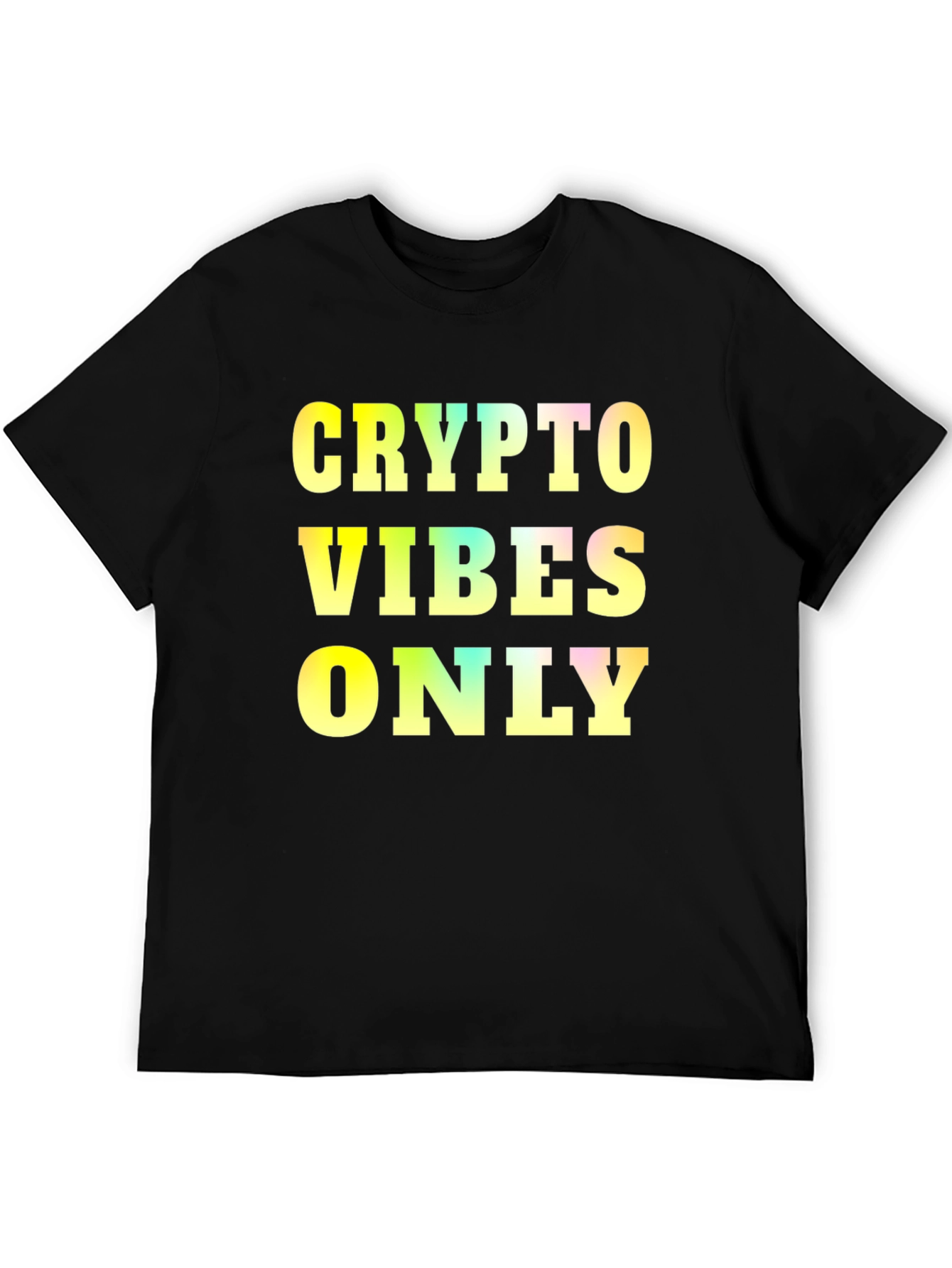 Crypto Vibes Only Black T-Shirt