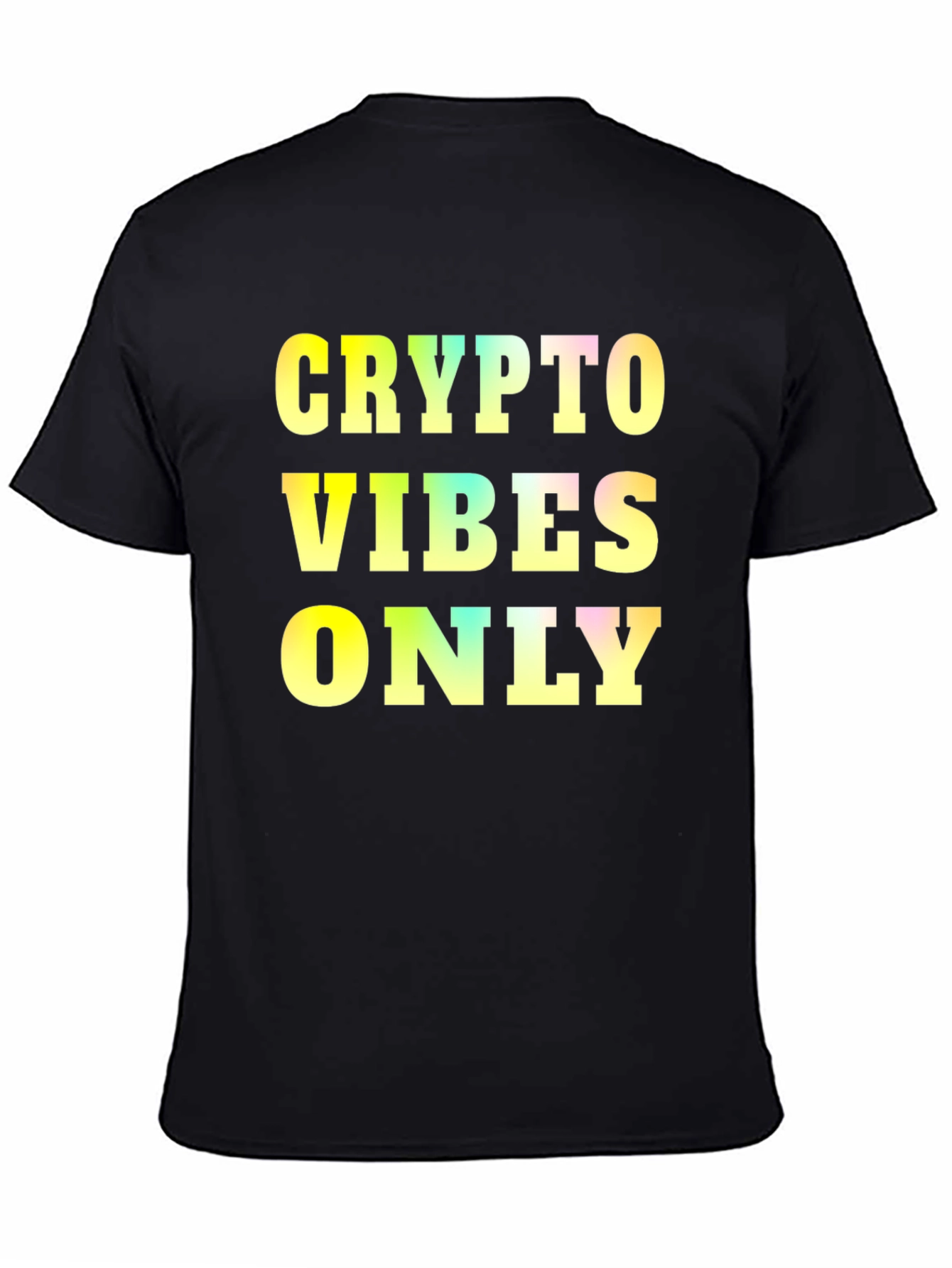 Crypto Vibes Only Black T-Shirt