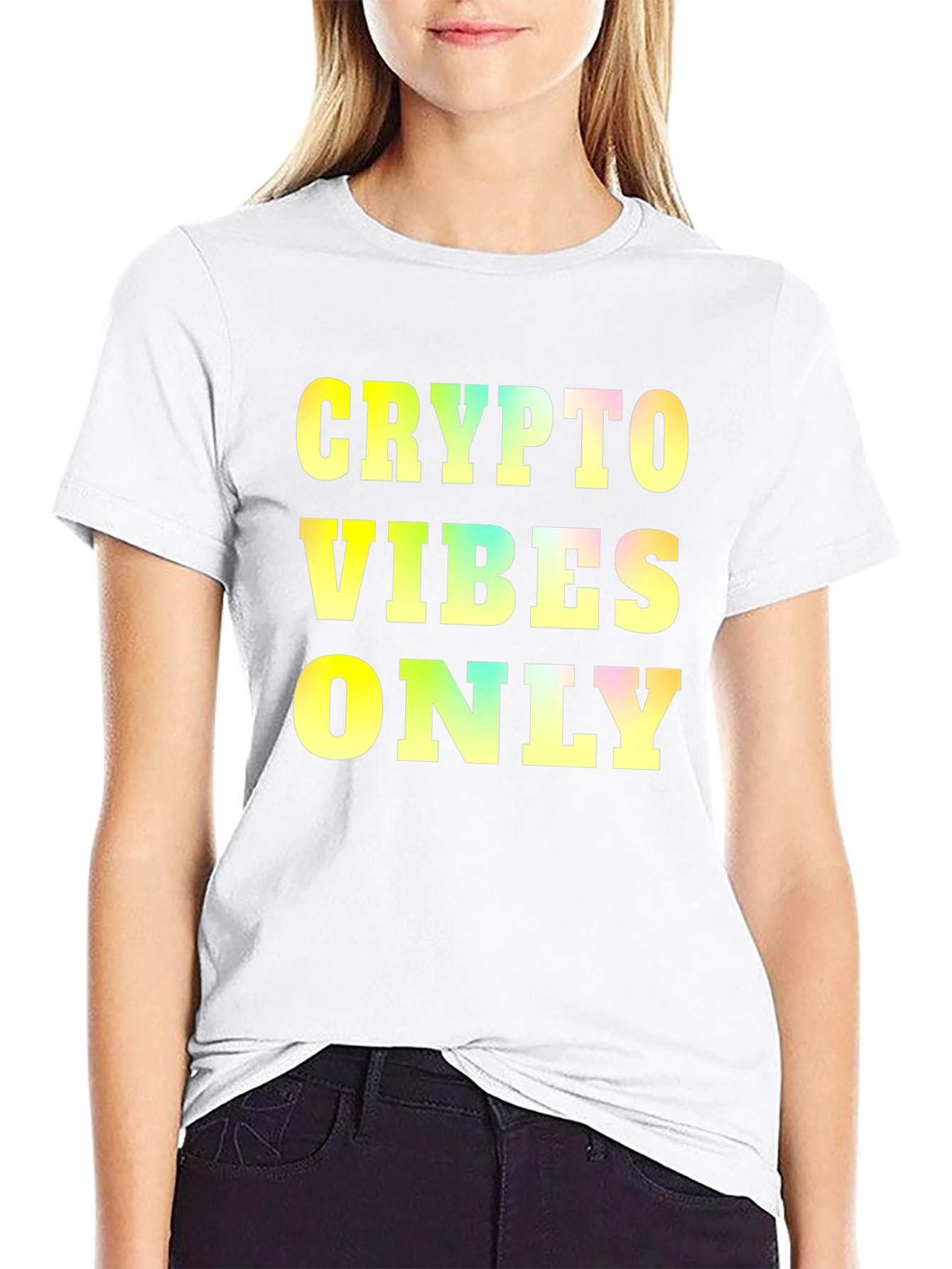 Crypto Vibes Only Black T-Shirt