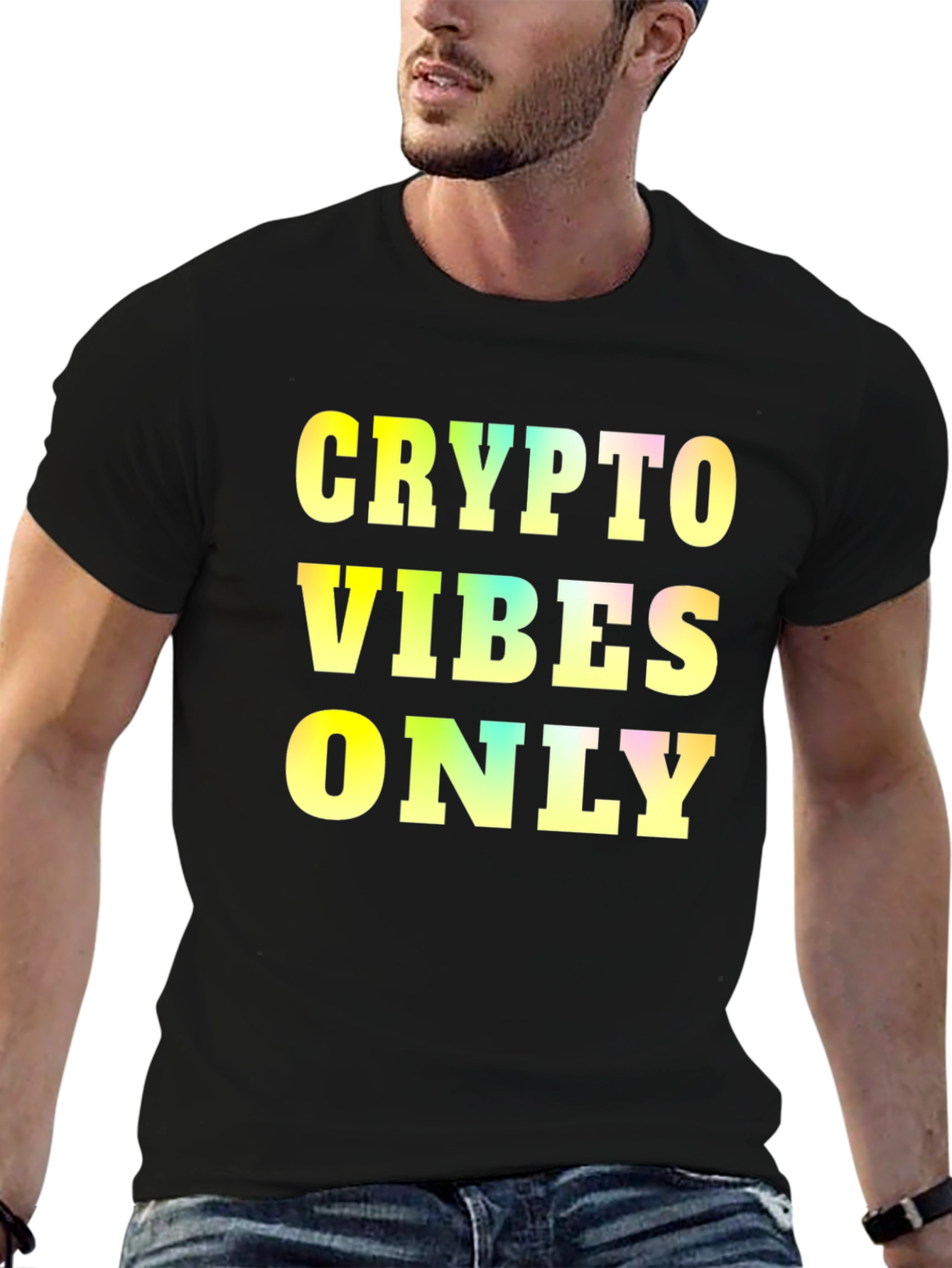 Crypto Vibes Only Black T-Shirt