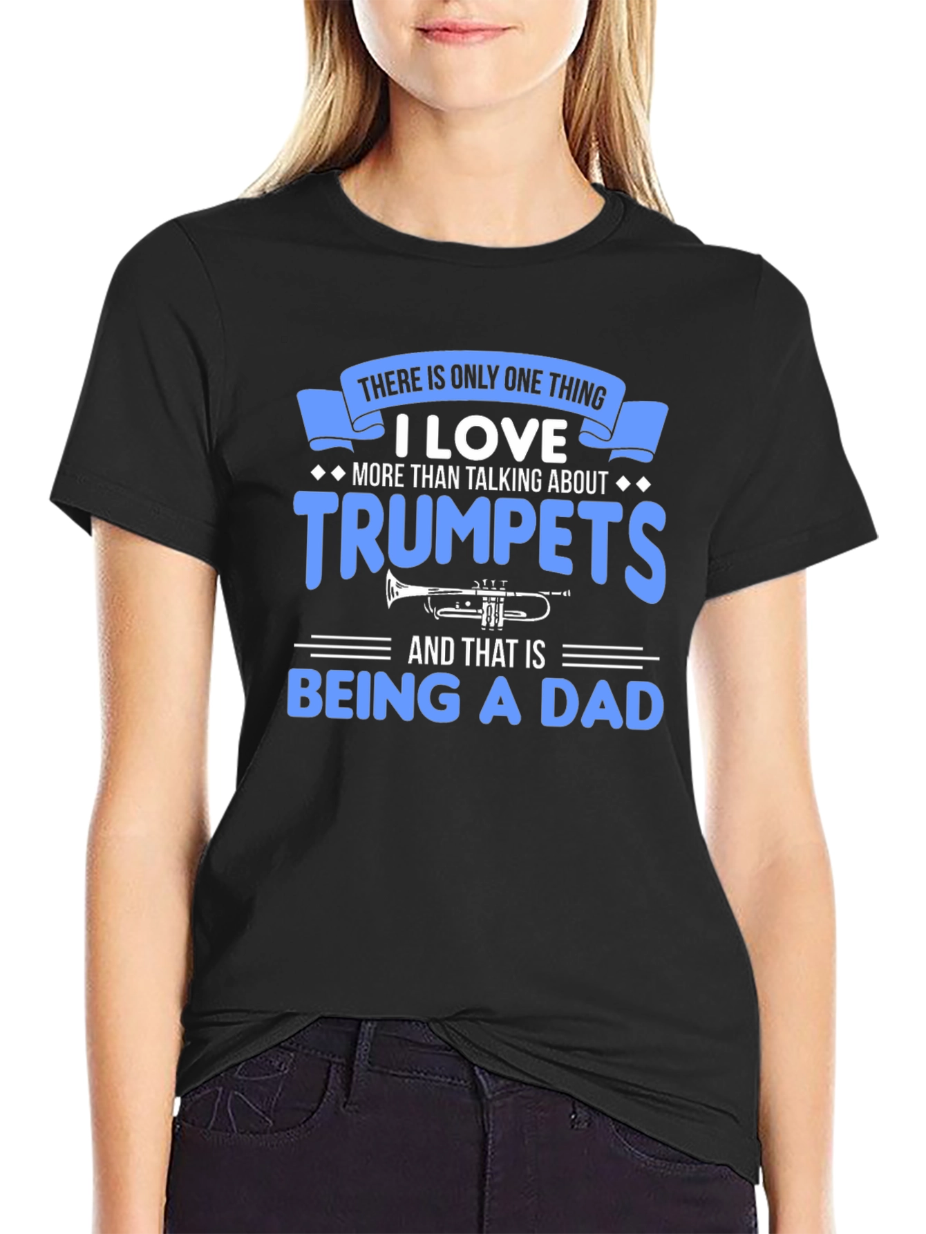 Trumpet Dad T-Shirt - Musician Father Gift