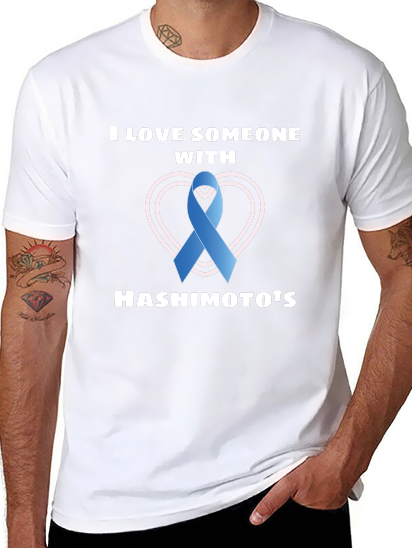 Hashimotos Awareness T-Shirt - I Love Someone With
