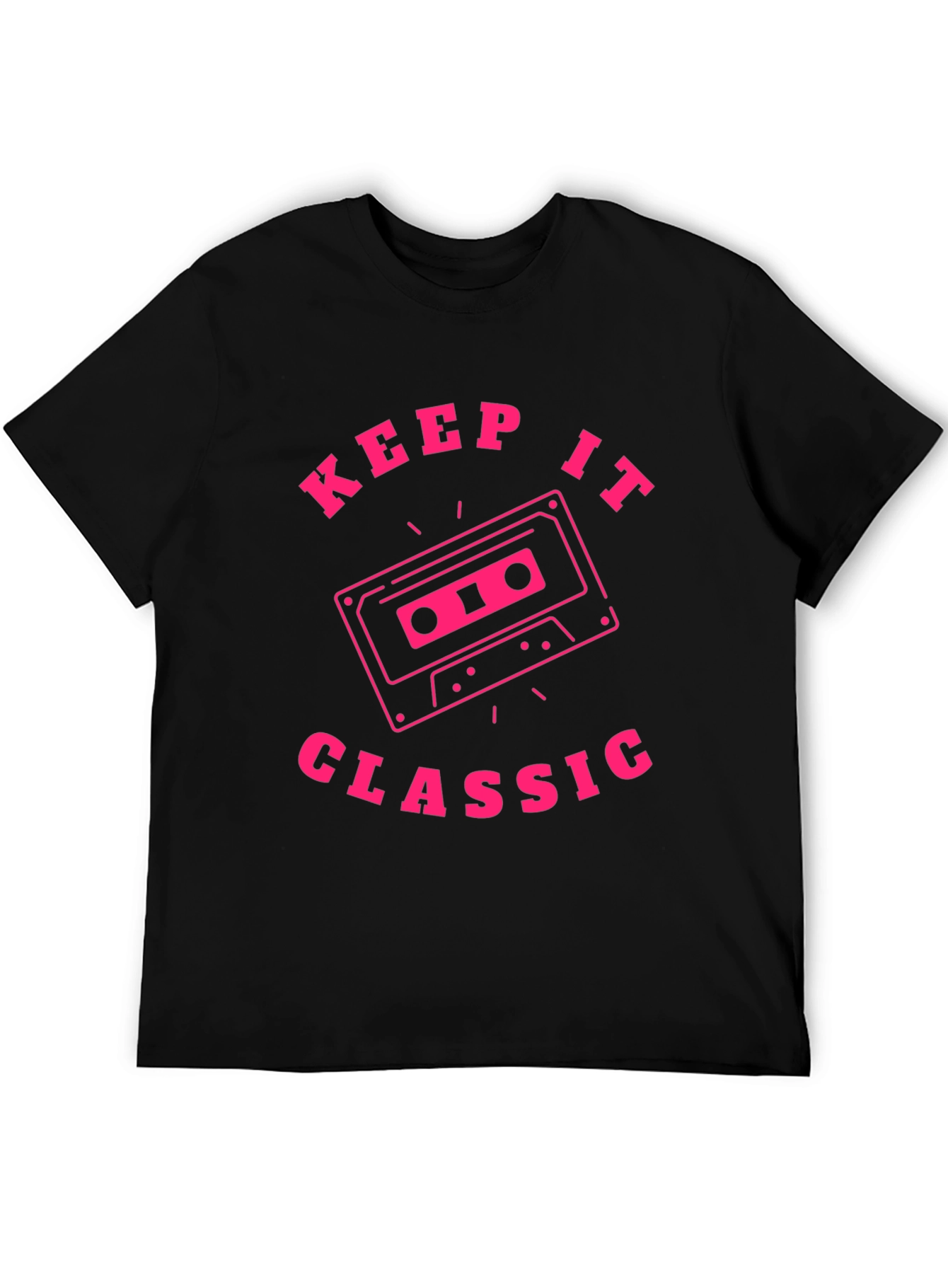Keep It Classic Retro Cassette Tape Graphic T-Shirt