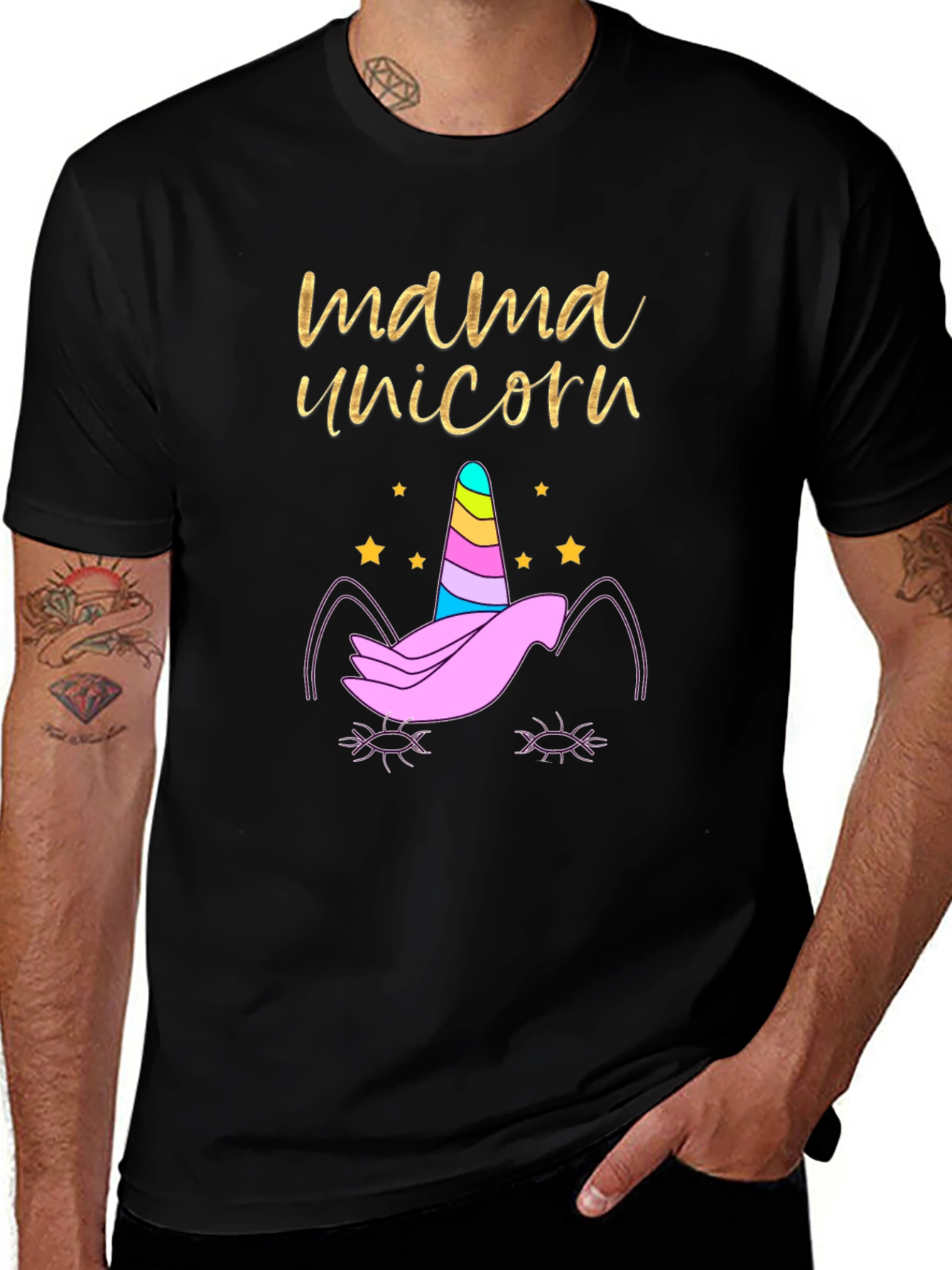 Mama Unicorn Graphic T-Shirt