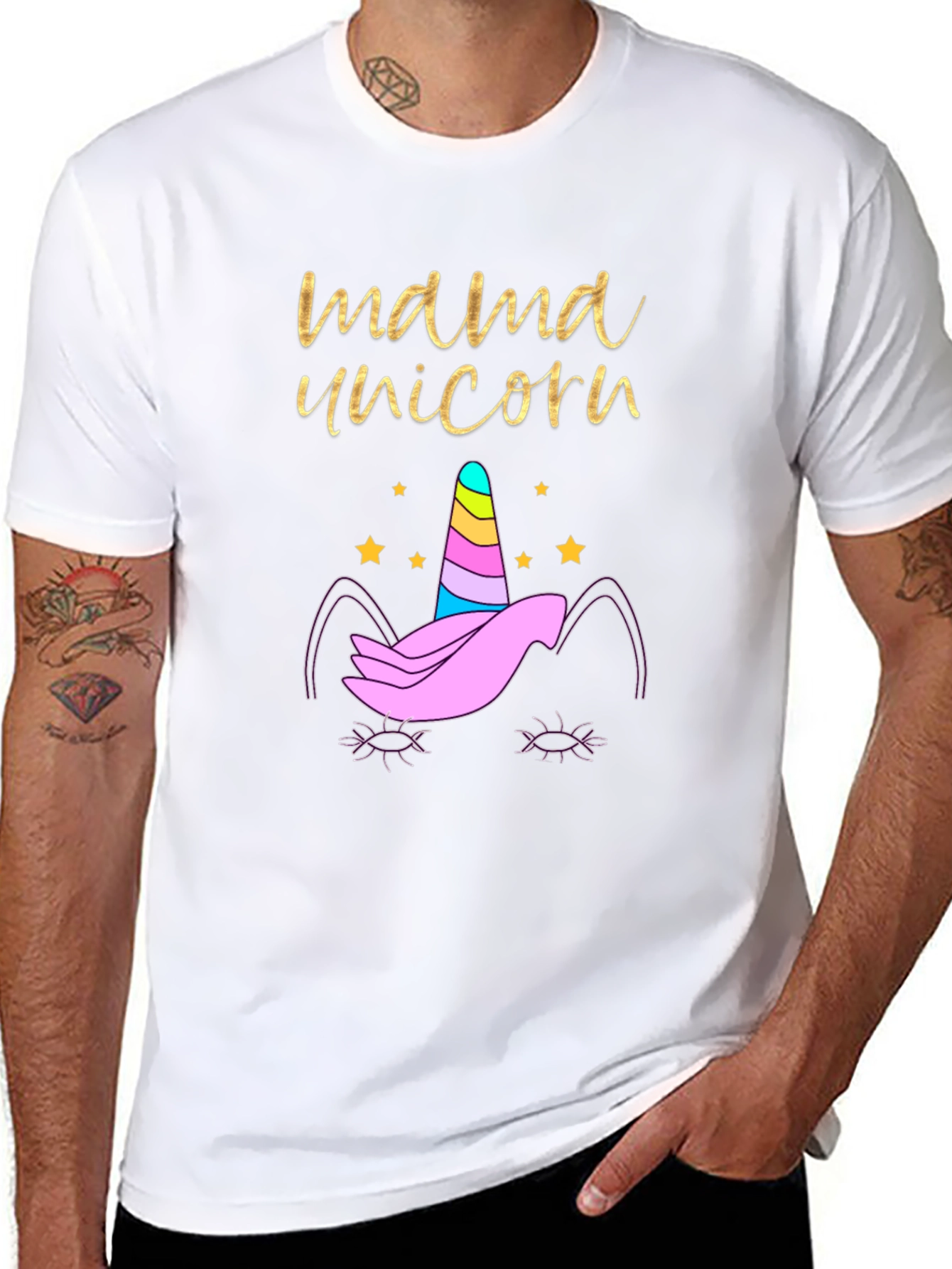 Mama Unicorn Graphic T-Shirt