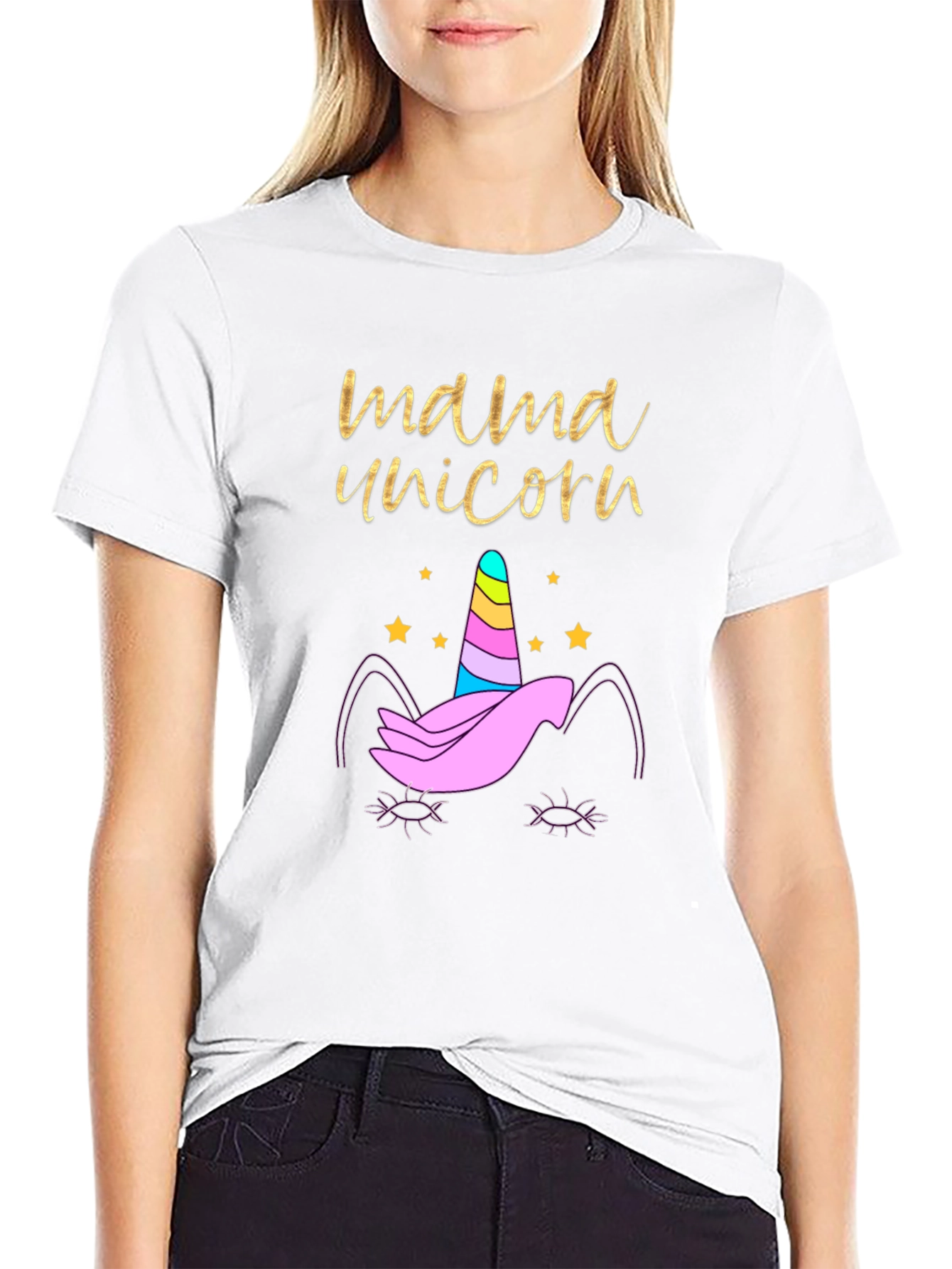 Mama Unicorn Graphic T-Shirt