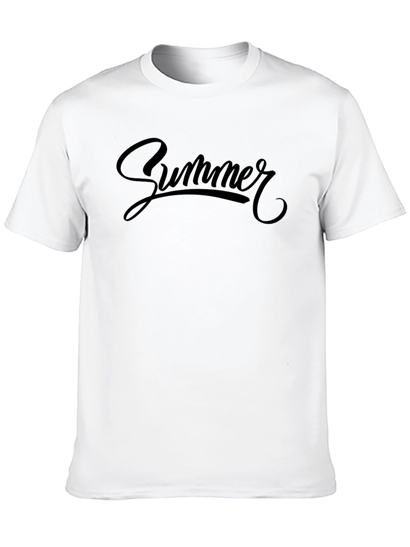 Summer Graphic Tee - Mens Black T-Shirt