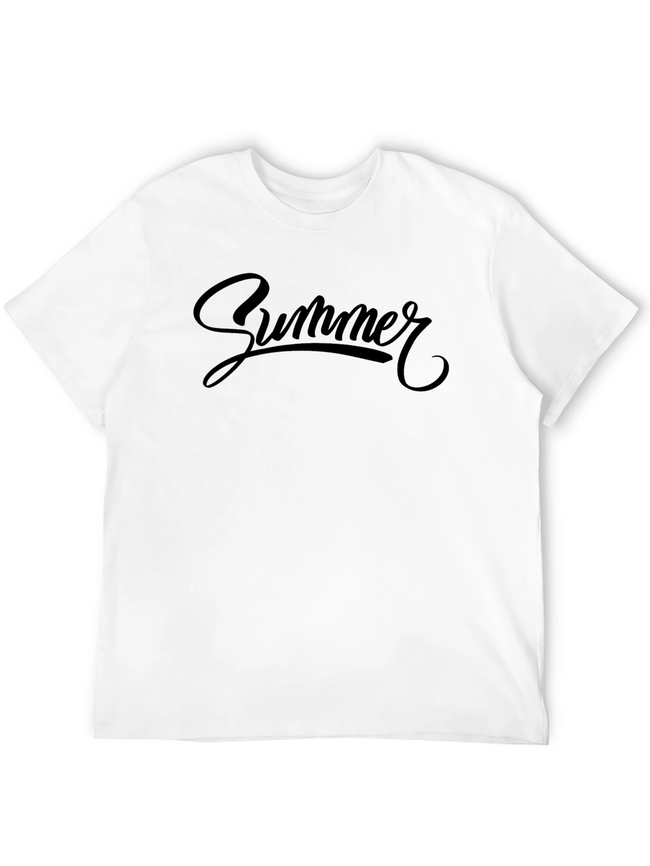 Summer Graphic Tee - Mens Black T-Shirt