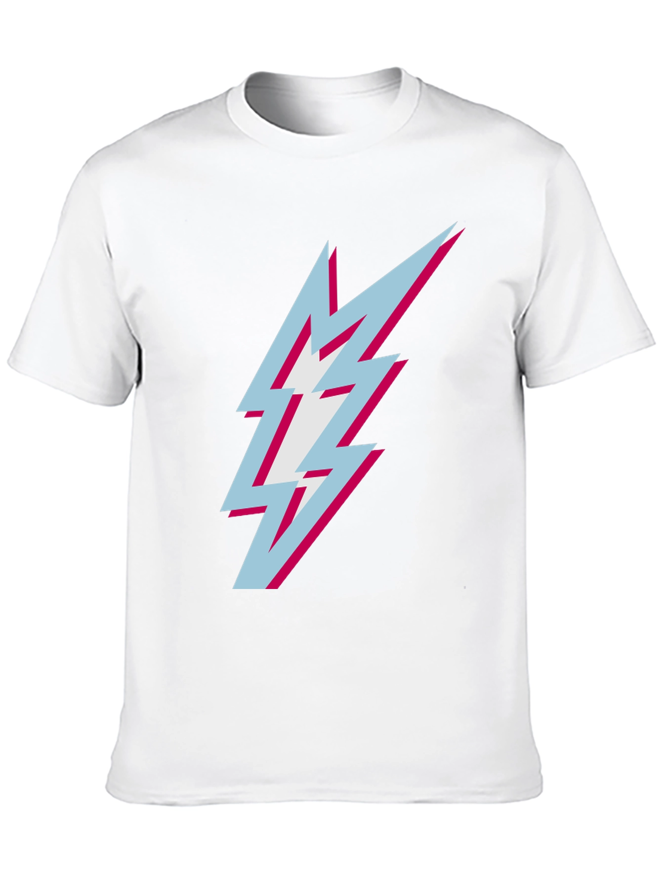Lightning Bolt Graphic Tee - Black