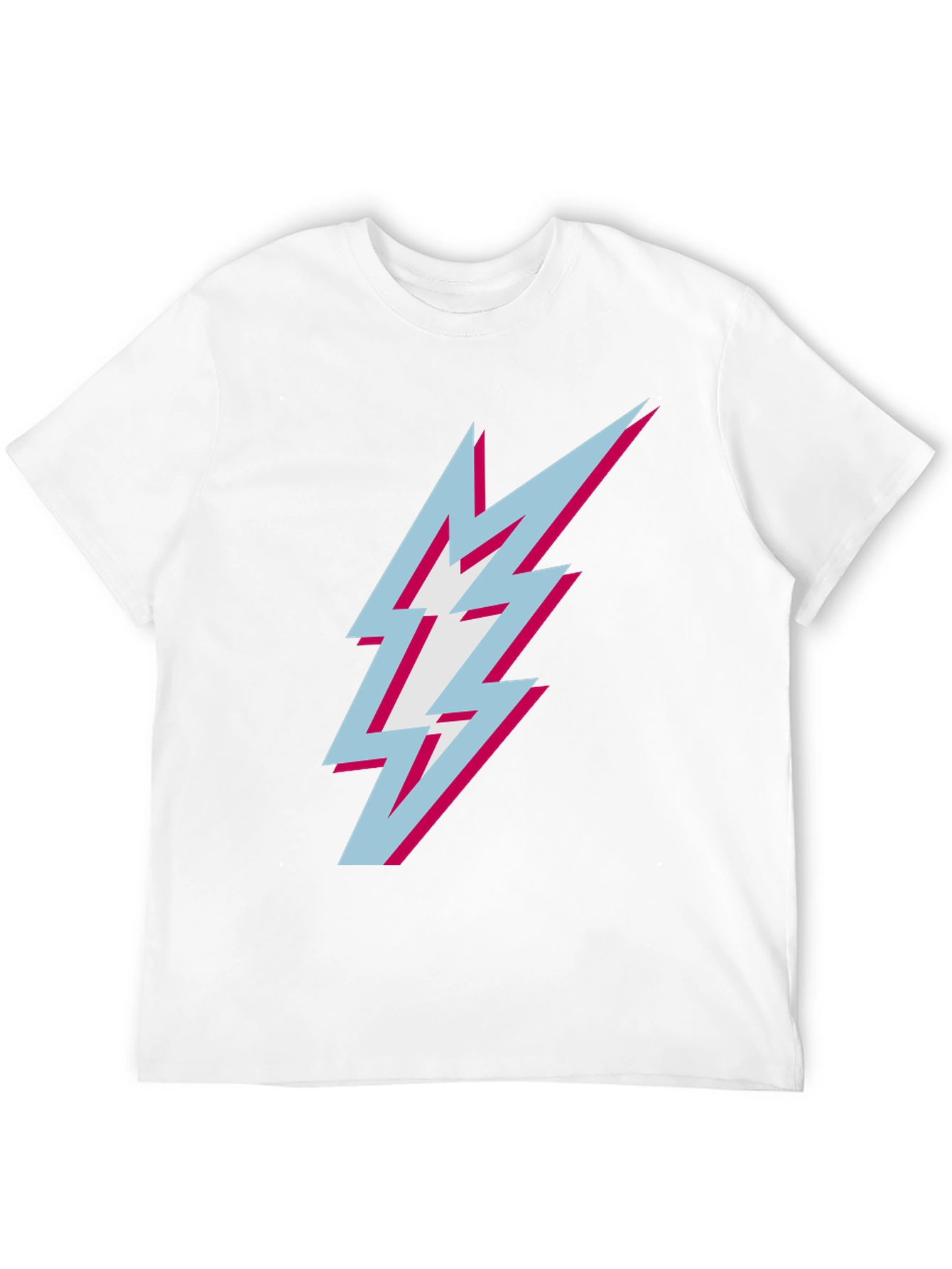 Lightning Bolt Graphic Tee - Black