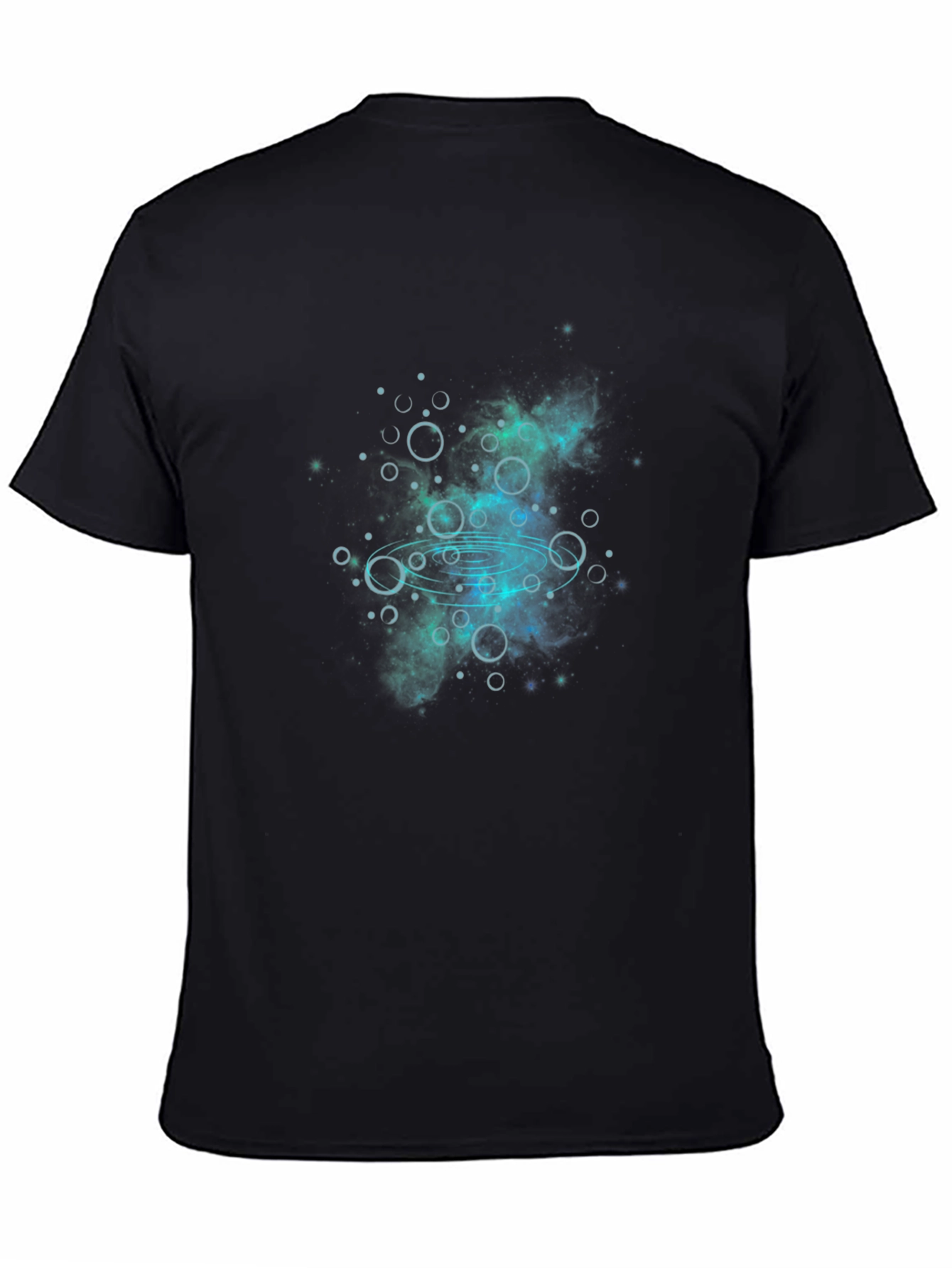 Nebula Galaxy T-Shirt - Cosmic Circle Design