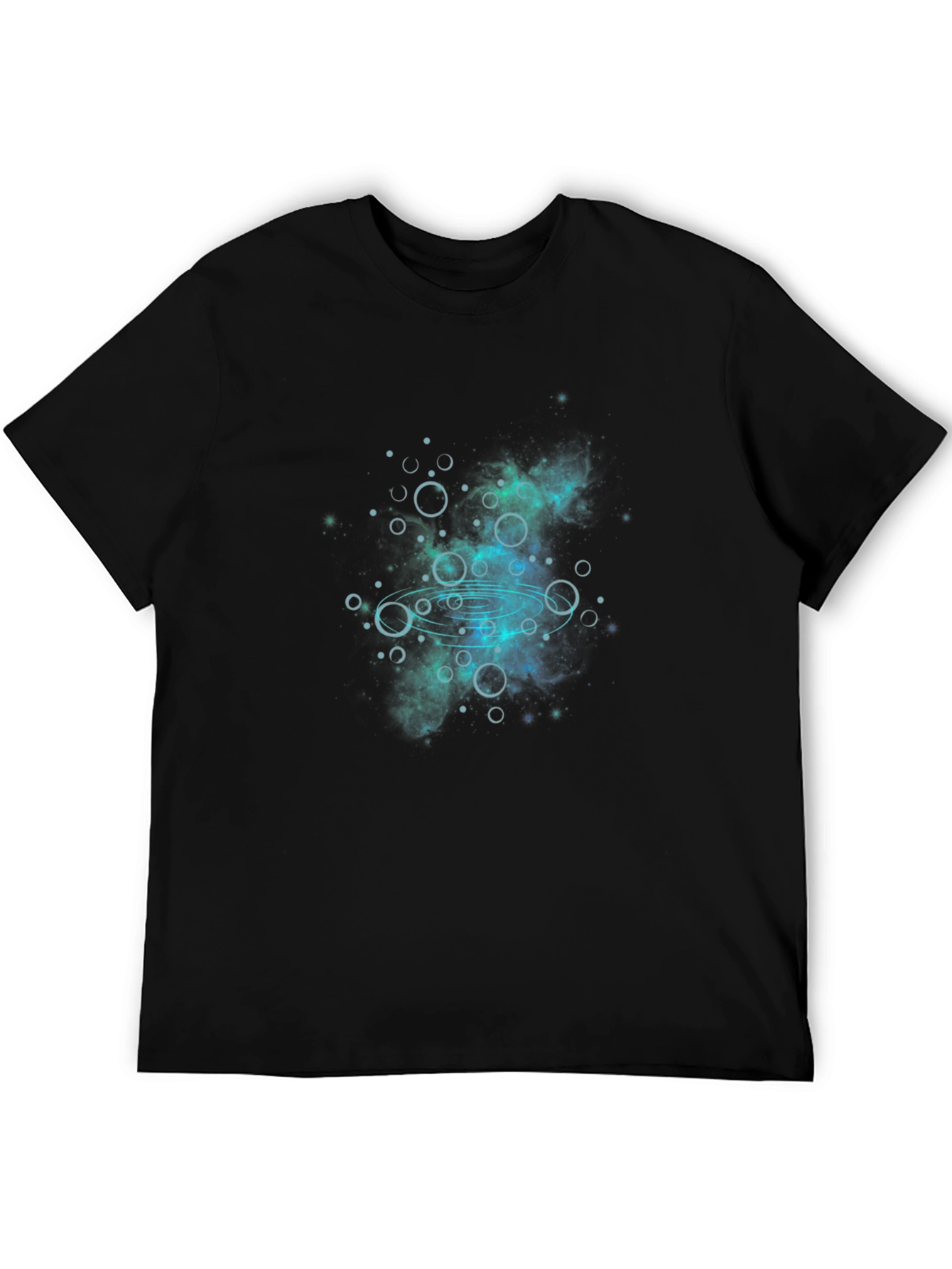 Nebula Galaxy T-Shirt - Cosmic Circle Design