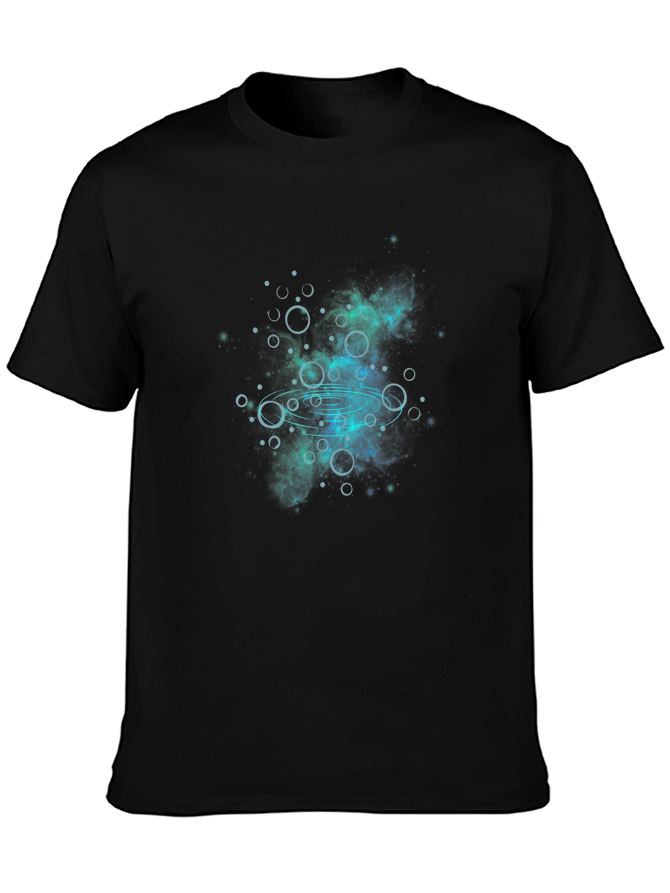Nebula Galaxy T-Shirt - Cosmic Circle Design