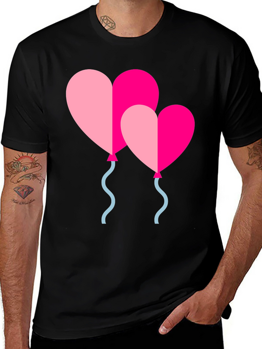 Heart Balloons Graphic T-Shirt
