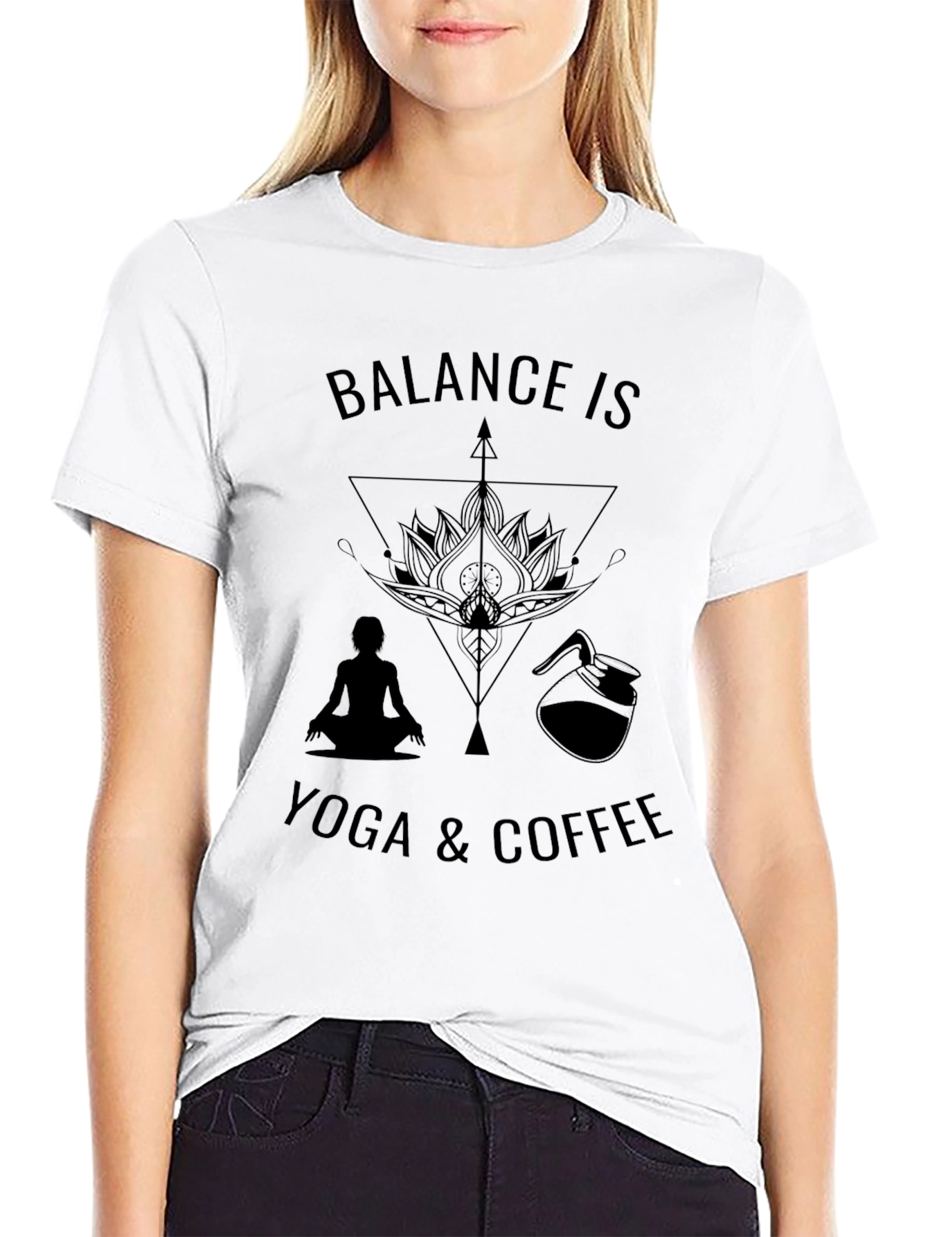 Balance Yoga & Coffee T-Shirt