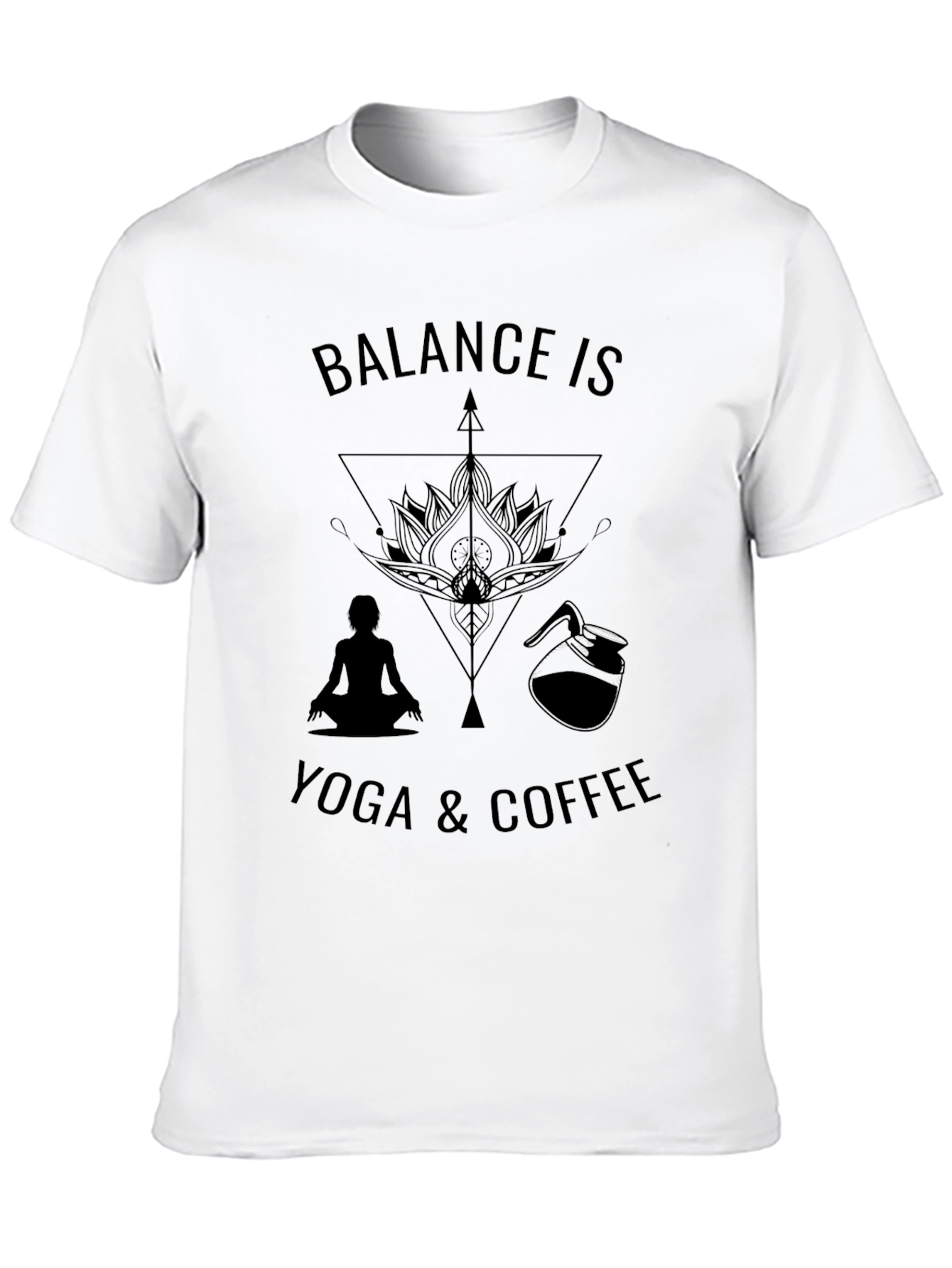 Balance Yoga & Coffee T-Shirt