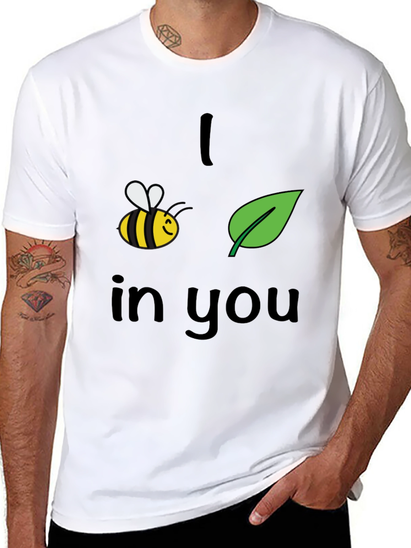 Bee Leaf In You Graphic Tee