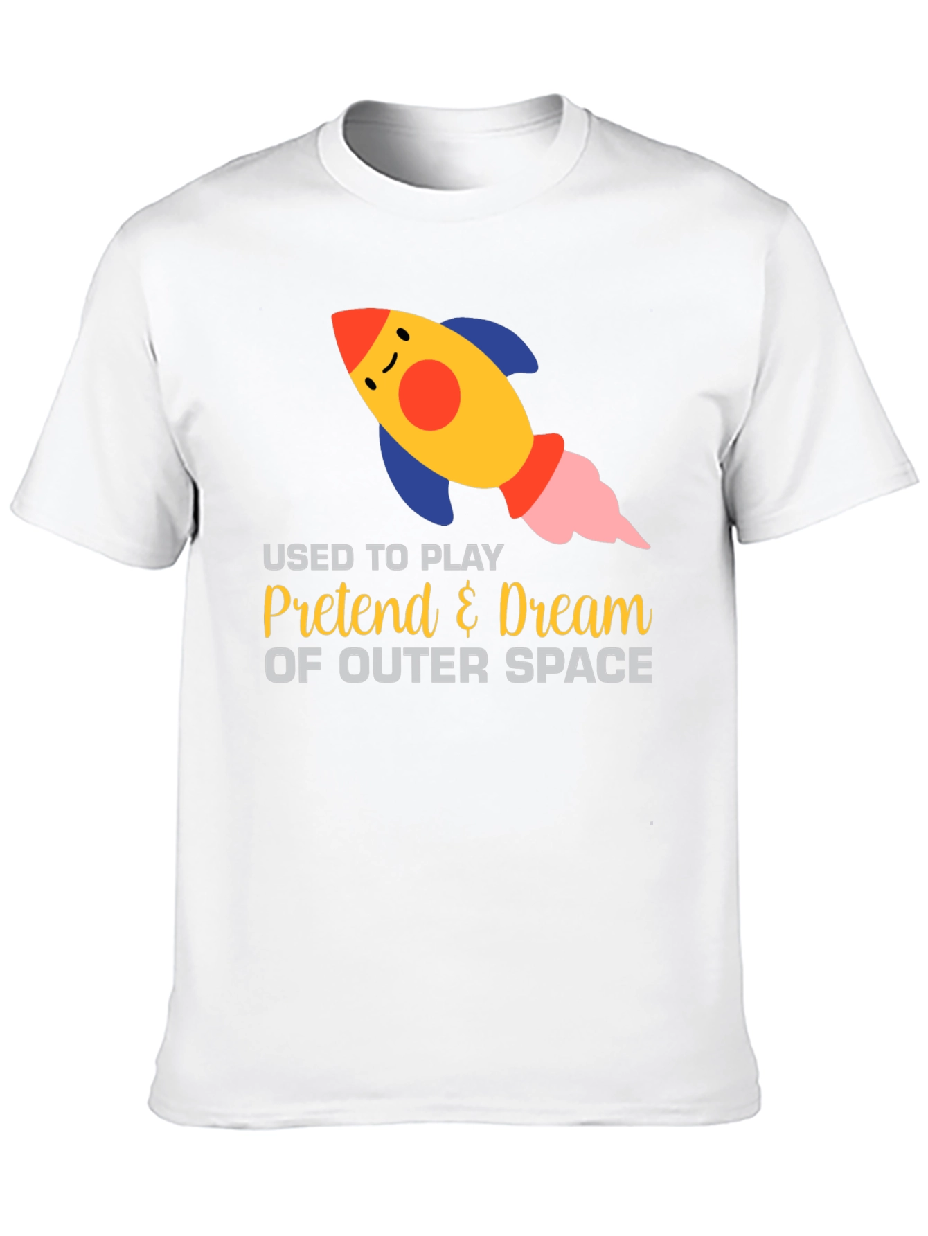 Outer Space Dream T-Shirt - Play Pretend Rocket Design