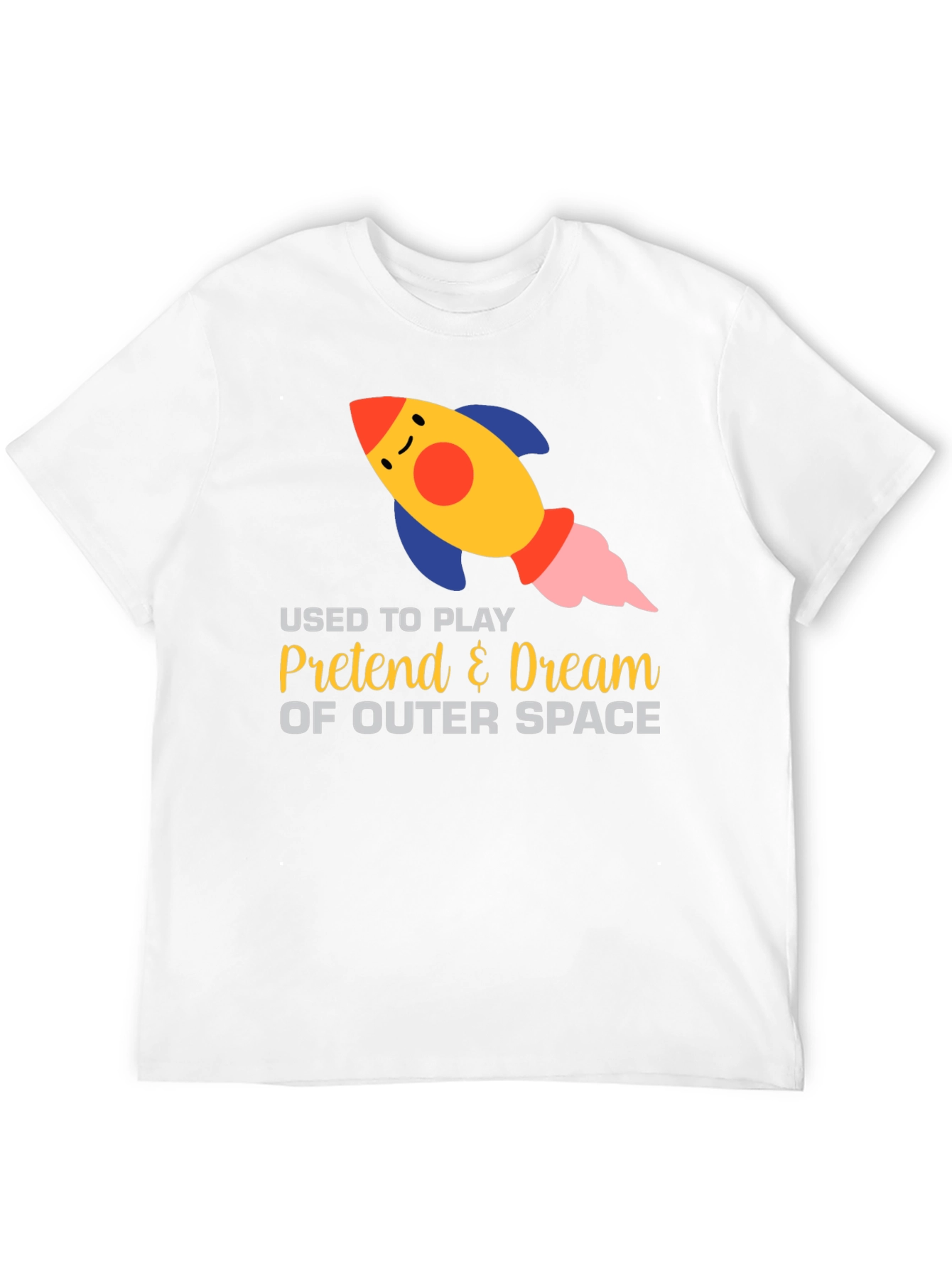 Outer Space Dream T-Shirt - Play Pretend Rocket Design