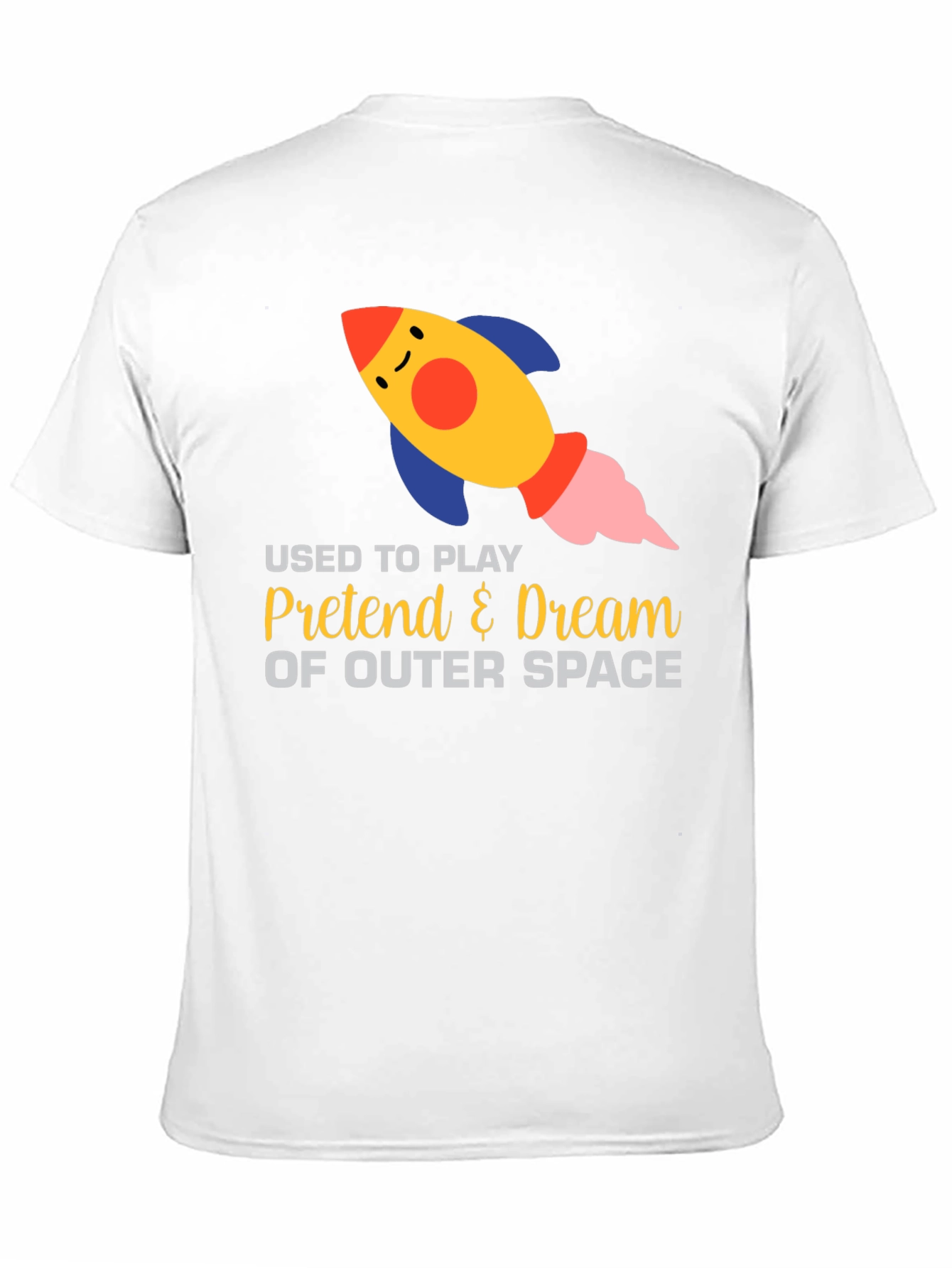 Outer Space Dream T-Shirt - Play Pretend Rocket Design