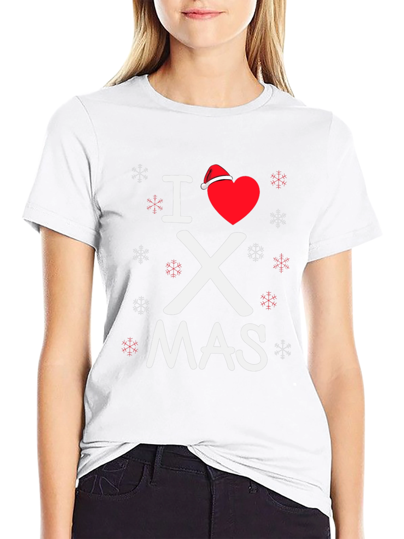I Love Christmas T-Shirt Holiday Tee