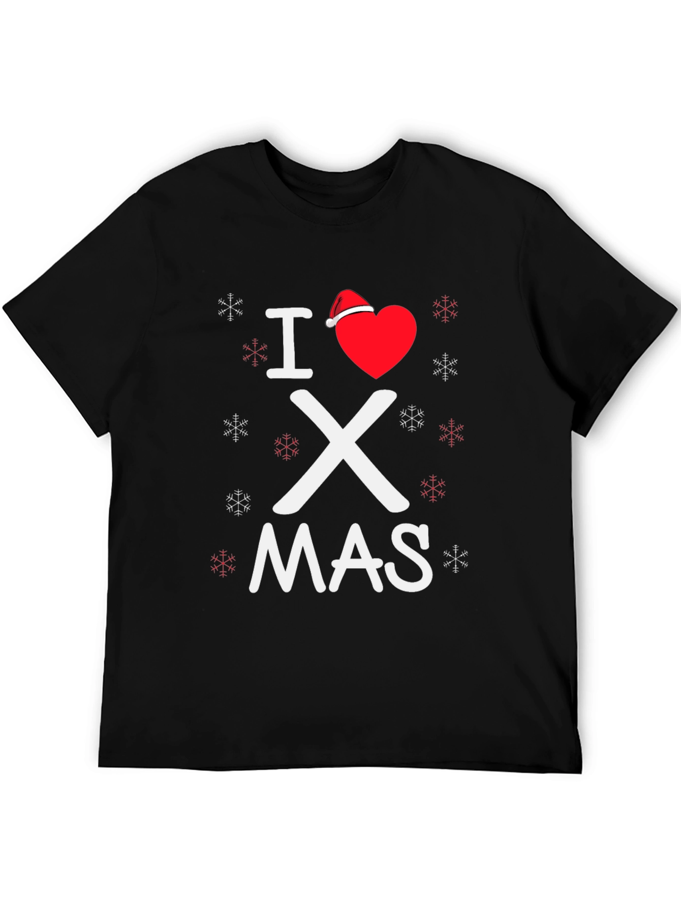 I Love Christmas T-Shirt Holiday Tee