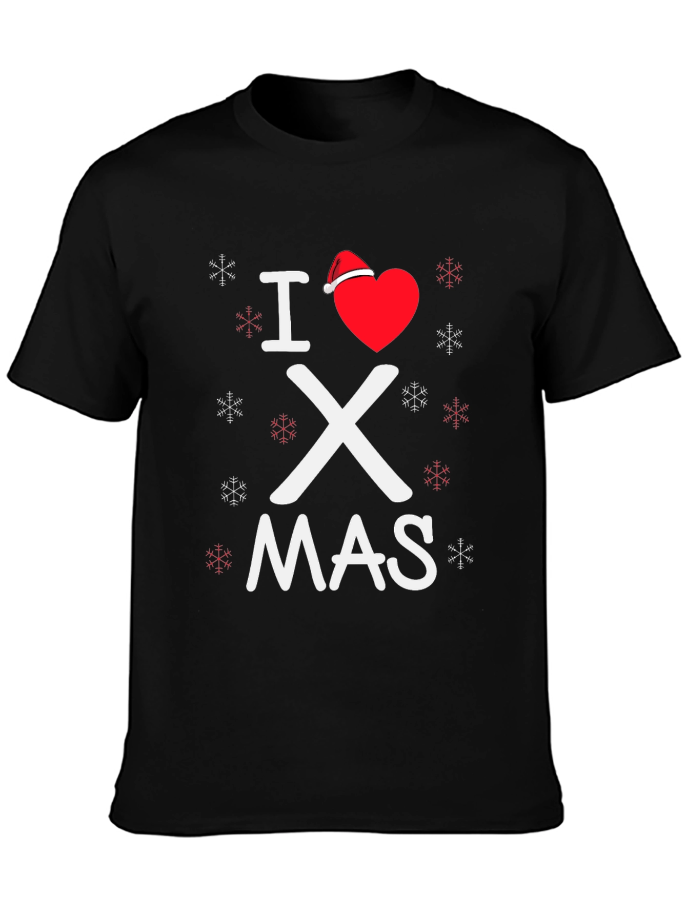 I Love Christmas T-Shirt Holiday Tee