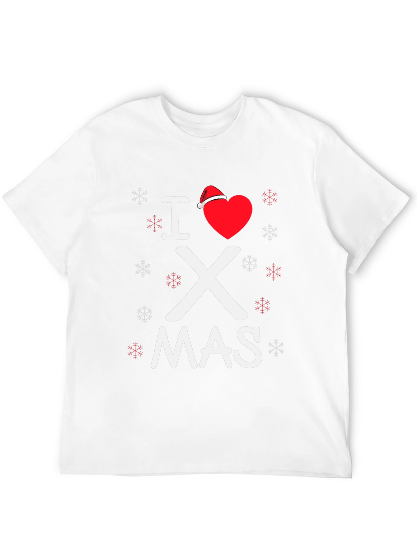 I Love Christmas T-Shirt Holiday Tee