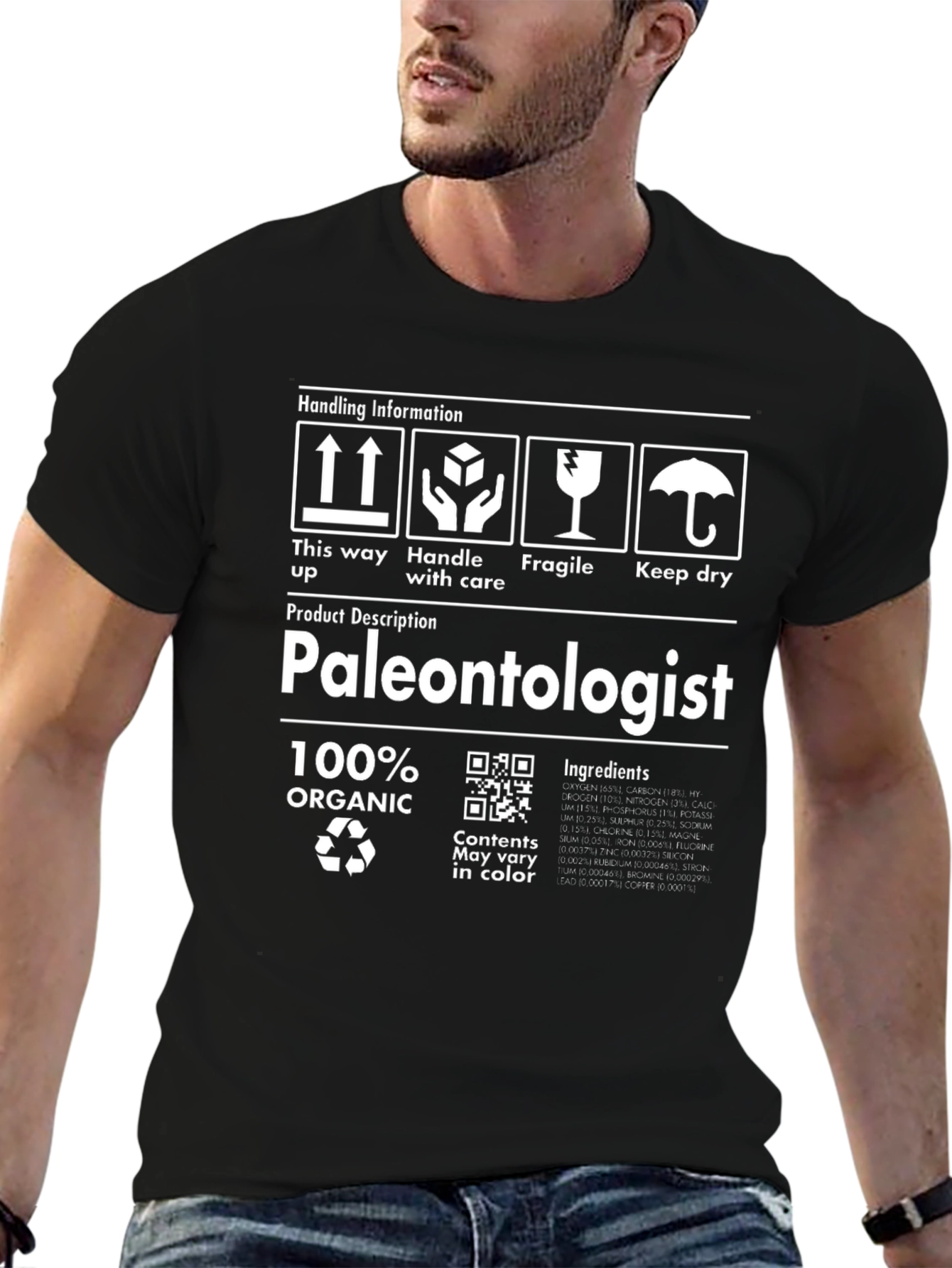 Paleontologist 100% Organic T-Shirt