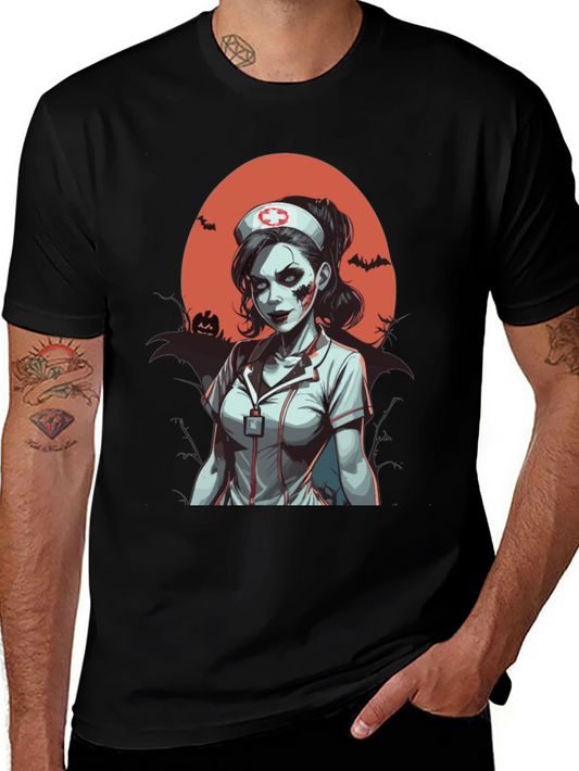 Zombie Nurse Halloween T-Shirt