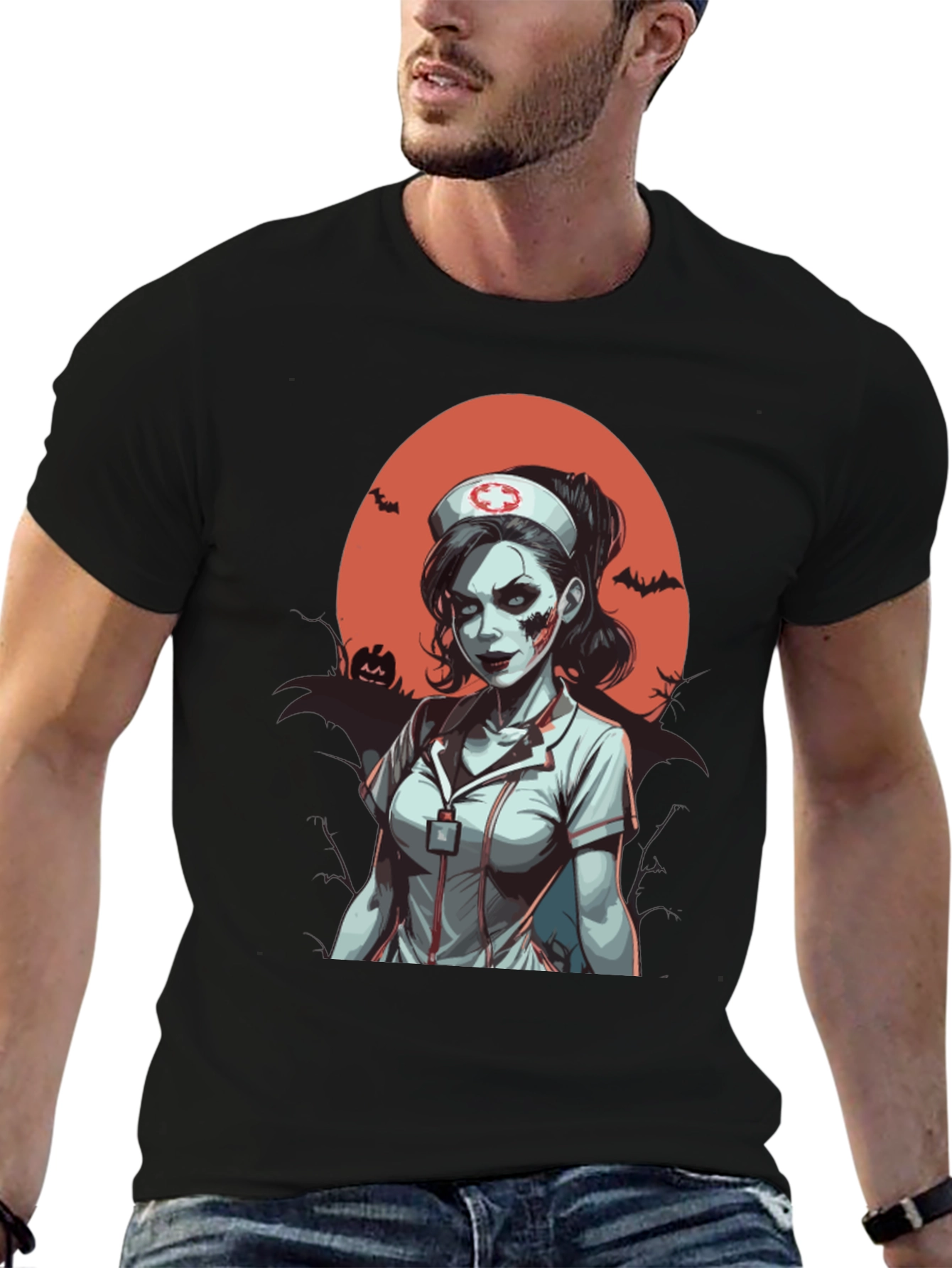Zombie Nurse Halloween T-Shirt