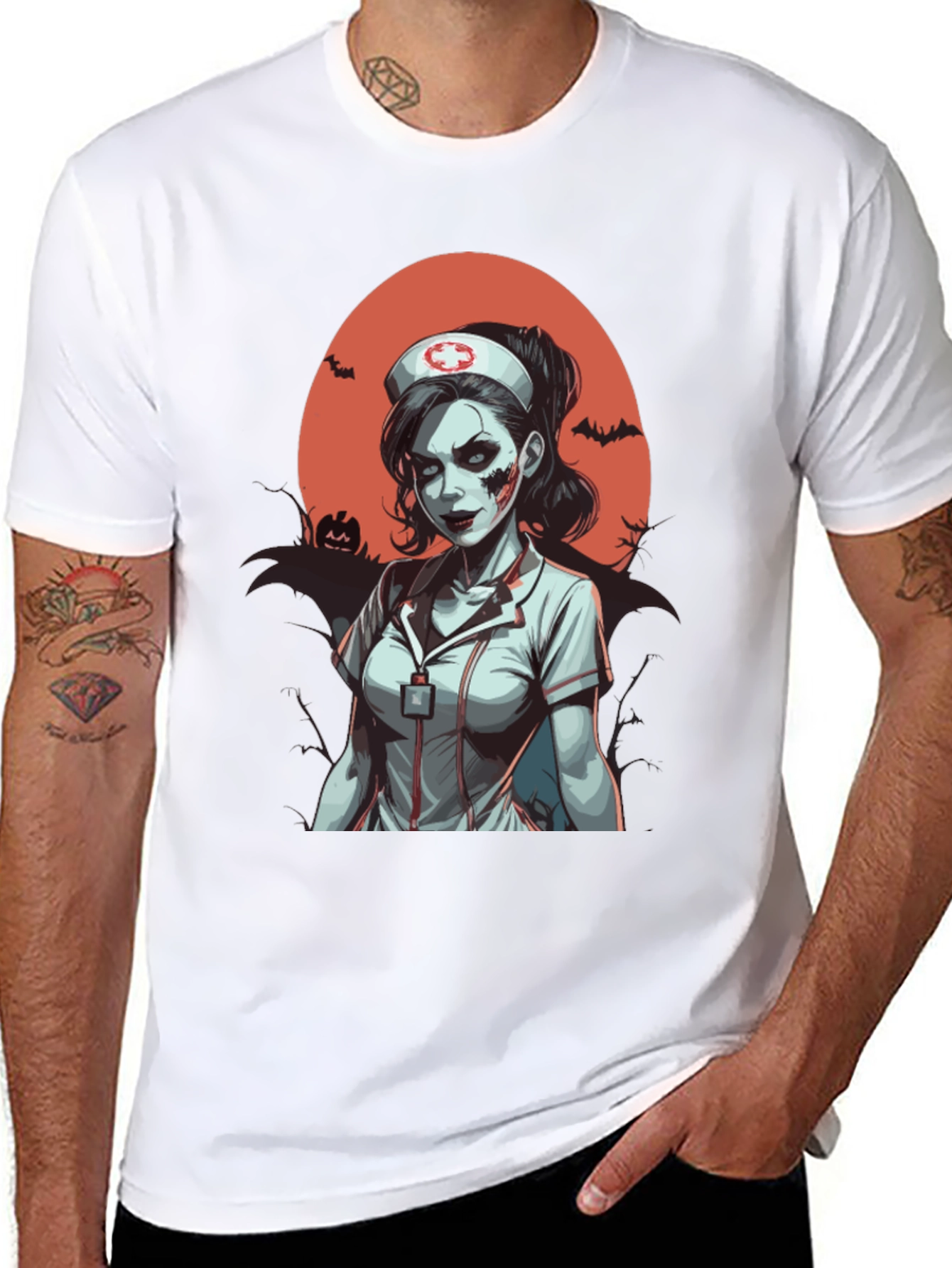 Zombie Nurse Halloween T-Shirt